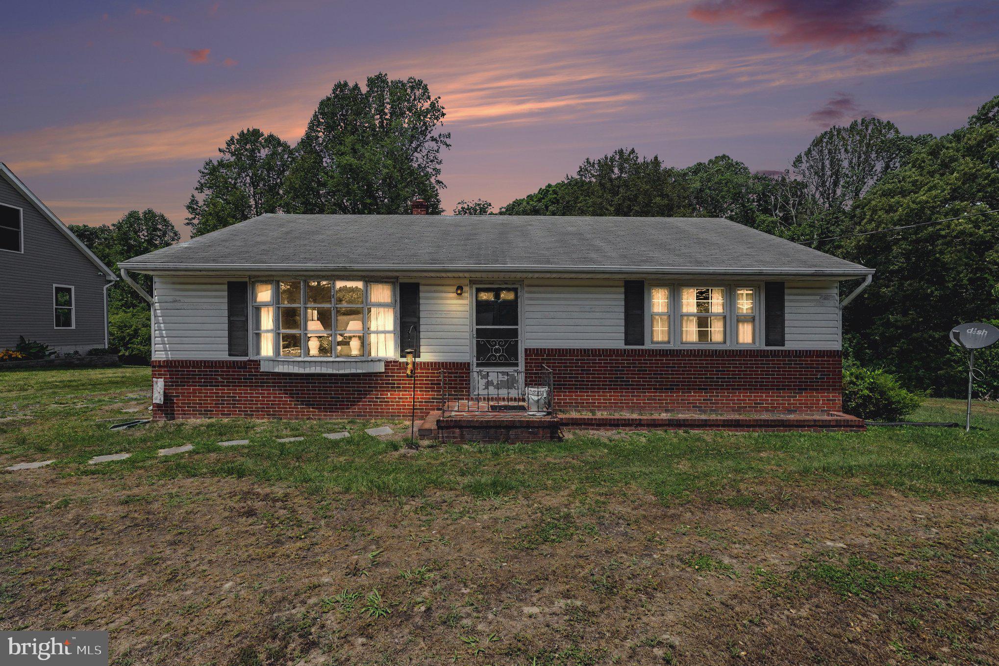 Opportunity awaits at 10218 Indiantown Road! 
Situated on 2 acres in the heart of King George, makes travel to shopping, dinging and major commuter routes like I-95 a breeze. The main house has 3 beds and 1 bath on the primary floor. This home brings all the feelings nostalgia has to offer. The original refrigerator and oven are in tact and function.  A partially finished basement adds additional living space, and storage. Bring your creativity to make this house an inviting step into the past, or remodel and make it your own! 
This property includes a estimated 500 sq ft accessory dwelling (10206 Indiantown Rd) that would make a great in-law suite or potential for additional income. It includes an additional bedroom and bathroom. There is a basement, deck and separate driveway.  It has it's own septic, as well as electric meter. The possibilities are endless. 
With updates and improvements, this property presents an excellent opportunity for multi-generational living or investing.  
*Being sold AS-IS