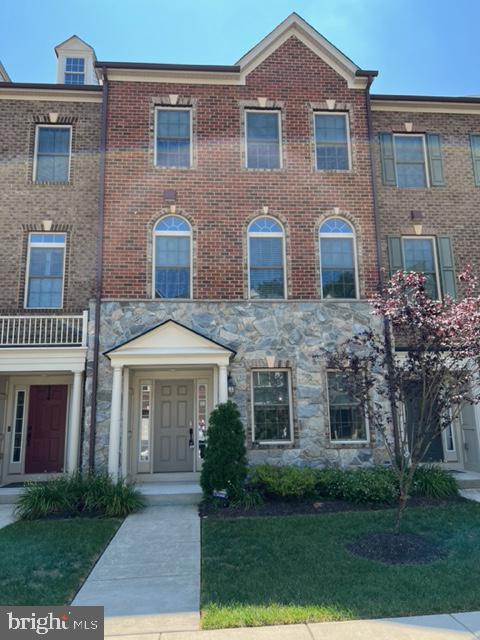 Don't miss this spacious three-story townhome in the neighborhood of Parkside. Home has an open floor plan with new carpet  and fresh paint. Upon entry, you will be welcome with a nice dining room with wood floors, updated kitchen with island table, granite countertops & stainless steel appliances, a formal living room with carpet floors that leads to the balcony and a powder room. The upper level features three spacious bedrooms (including the primary bedroom) and two full baths. The primary bedroom has a walk-in closet and an attached full bath with dual vanity, whirlpool tub and separate shower. The lower level showcases the family room, a full bath, utility room and it leads to the rear garage.  There are solar panels attached to this property. Home is close to BWI airport.