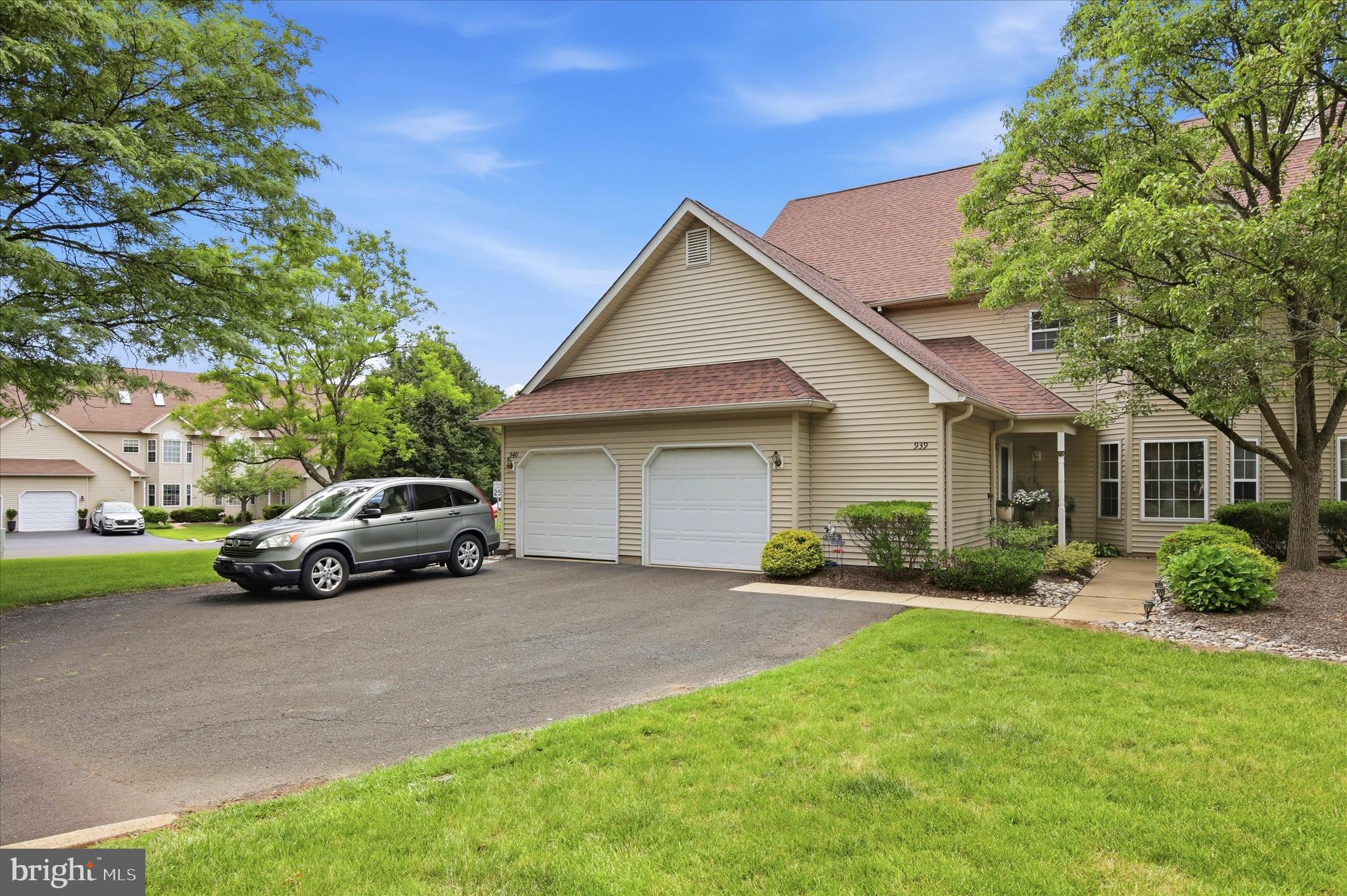 Welcome to this immaculate first-floor, 2-bedroom, 2-bath condo located in the beautifully maintained, pet-friendly community of Turnberry.  This move-in ready home offers an open and inviting floor plan filled with an abundance of natural light. The spacious living/great room is perfect for everyday living and entertaining and features a convenient butler’s pantry. A separate dining area provides the ideal setting for hosting family and friends. The kitchen boasts beautiful granite countertops, under-cabinet lighting, gas cooking, and an adjoining breakfast room for casual dining. Step through the sliding glass doors to your own private patio overlooking a serene setting—perfect for enjoying your morning coffee or unwinding in the evening. The primary suite features elegant plantation shutters, a large walk-in closet, and a private bath with a stall shower. A generously sized second bedroom is complemented by a hall bath with a tub/shower combination and cultured marble vanity. Additional highlights include a one-car garage and a brand-new HVAC system installed in March 2026. Conveniently located near major roadways and public transportation, this exceptional condo offer comfort, convenience, and low-maintenance living at its finest. Award winning Central Bucks School District. Don't miss the opportunity to tour this beautiful home during our Open House Saturday and Sunday from 1:00 PM to 3:00 PM!