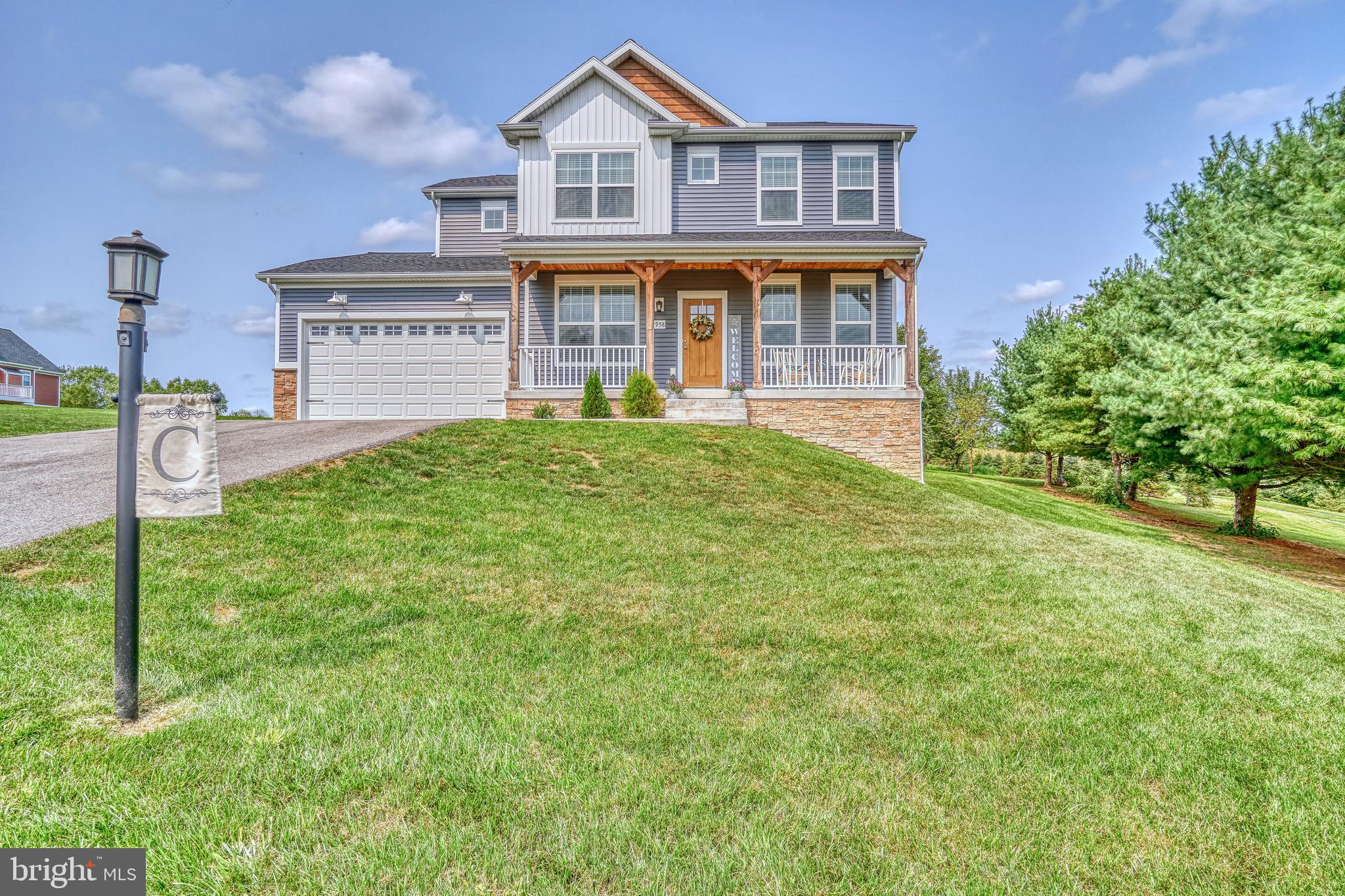 Gorgeous, like new Burkentine home with open floor plan concept built in 2018 in Salem Overlook. Home features 4 spacious bedrooms each with their own walk in closet, large master bathroom with soaking tub lined with subway tile, upgraded master closet shelving, BRAND NEW 16x24 Trex deck, wood plank fireplace with mantel from a 1800's barn, large open kitchen,  separate mud room, and did I mention a large yard? Pergola on deck and all appliances convey.  Schedule your showing today!