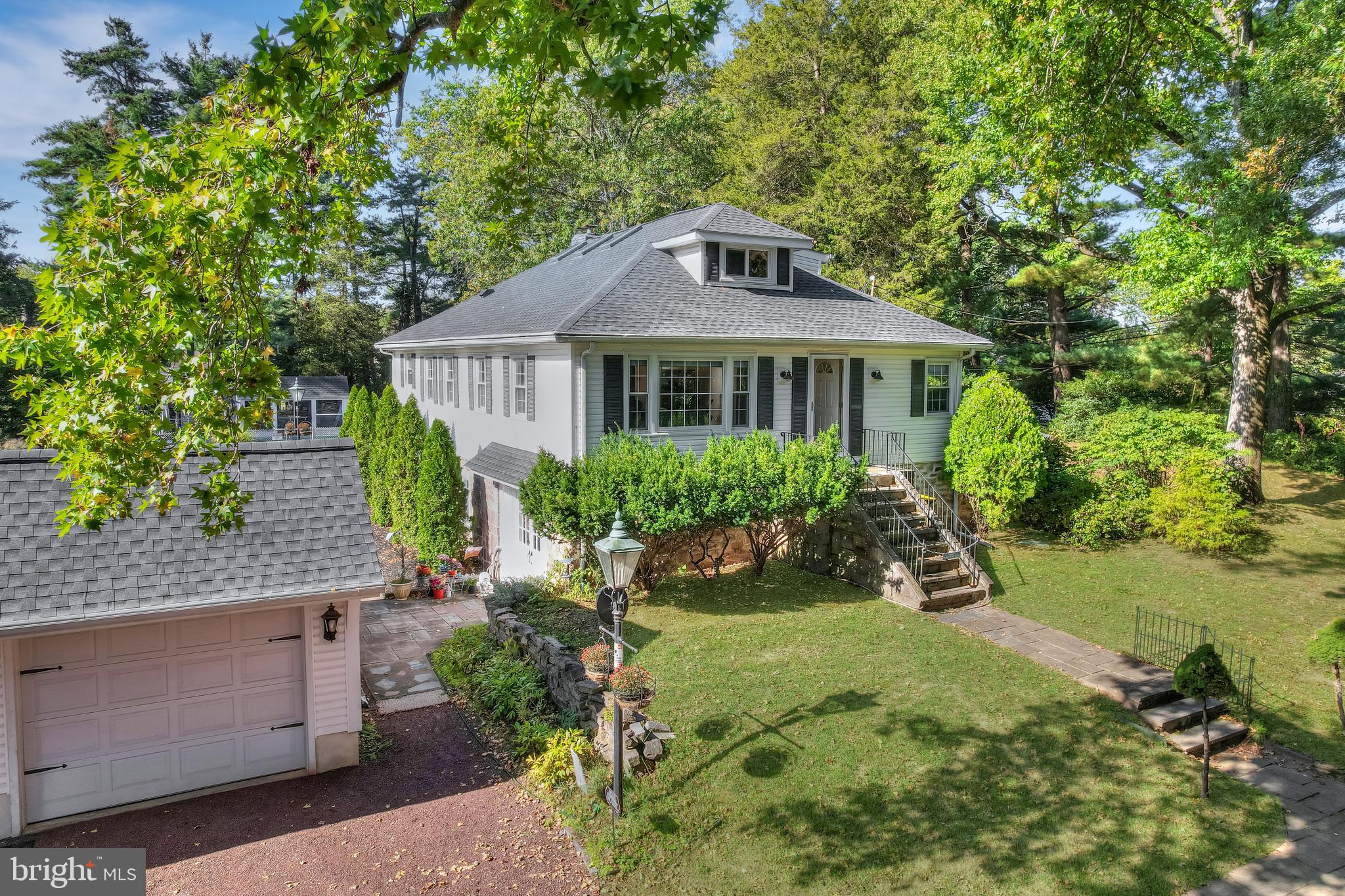 Welcome to Your Private Yardley Retreat - Tucked away at the end of a quiet cul-de-sac in desirable River Glen, this custom 4-bedroom, 3-bath home offers the rare blend of privacy, space, character, and move-in-ready comfort.   Set on nearly a full acre surrounded by mature trees and natural beauty, this is the kind of property that instantly feels like home the moment you arrive.  Inside, warmth and character take center stage.  Exposed beams, hardwood flooring, open gathering spaces, and oversized windows create an inviting atmosphere filled with natural light and timeless charm.  The spacious open-concept layout was designed for both everyday living and effortless entertaining, anchored by a gourmet eat-in kitchen that flows seamlessly into the dining and living areas.  The flexible floor plan offers room to grow, work from home, host guests, or simply spread out and enjoy life at your own pace. A generously sized family room, spacious bedrooms, multiple full baths, and thoughtfully designed living spaces provide the perfect balance of comfort and functionality.  Step outside and the experience only gets better.  Your private backyard oasis features a sparkling in-ground pool, pool house/cabana, detached garage, expansive lawn space, and peaceful wooded views that create a sense of serenity difficult to replicate. With no wires disrupting the scenery and natural boundaries surrounding the property, every season here feels picturesque.  Additional highlights include: Nearly 2,800 square feet of living space, Gourmet eat-in kitchen, Hardwood and tile flooring, Architectural shingle roof, Full-home generator, Newer major systems, Detached 2-car garage with side entry, Low taxes, and located in the highly regarded Pennsbury School District.  Located just minutes from Yardley Borough, the Delaware River, canal paths, dining, shopping, regional rail, I-95, I-295, and easy access to New Jersey, Philadelphia, and New York City, this home offers both convenience and escape in one exceptional package.  The reality is simple: homes that offer this level of privacy, property size, character, pool amenities, and location do not come to market often, especially in move-in-ready condition.  The buyers who hesitate may very well end up watching someone else move into the home they were meant to own.  If you’ve been waiting for a property that feels different from everything else on the market, this is your sign to schedule the showing, walk the property, and experience it for yourself before someone else does.  Your next chapter starts here…

Virtual Tour:  https://my.matterport.com/show/?m=k6FXsemteiA&mls=1