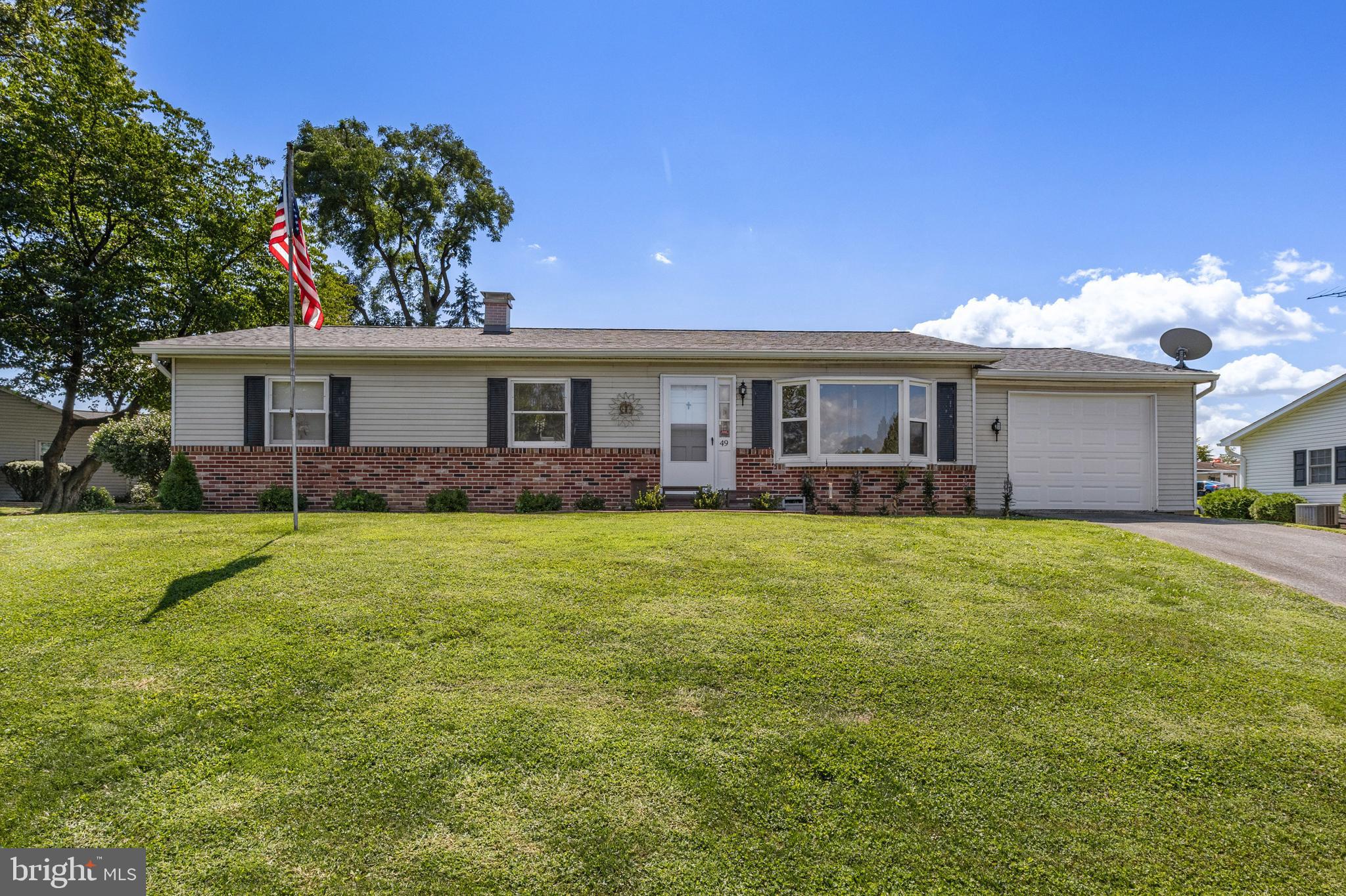 Just outside of Maytown, this beautifully maintained one-story rancher delivers the perfect blend of comfort, style, and smart updates.  Step inside the brand new front door and you’ll immediately appreciate the freshly remodeled, all-white kitchen featuring gleaming granite countertops and newer appliances—perfect for everyday living and effortless entertaining.
     This home offers three generously sized bedrooms, including a serene primary suite highlighted by a newly renovated West Shore walk-in shower that adds a touch of spa-like luxury. You’ll also enjoy peace of mind knowing the big-ticket items have already been taken care of, including a newer roof, updated windows (with a charming bay window), and new central air conditioning, new electric heat pump, paired with efficient gas hot water baseboard heat.
    Out back, your private oasis awaits. The fenced, level backyard features both a deck and patio—ideal for summer BBQs, quiet evenings under the stars, or giving pets plenty of room to play. A spacious one-car garage. Downstairs you will find the new finished room used as a bonus family room with plenty of unfinished basement space to provide abundant storage and exciting potential for future expansion.
    Lovingly cared for and truly move-in ready, this home checks all the boxes. Don’t miss the opportunity to make it yours—schedule your showing today!