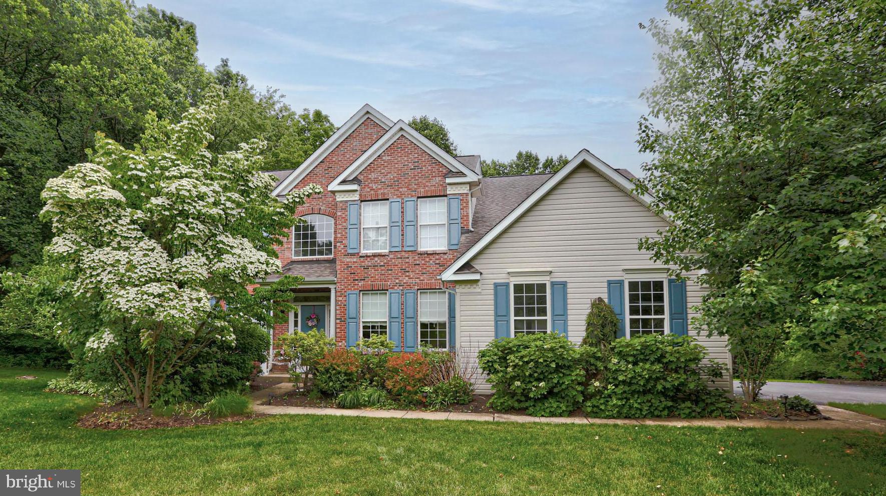 Located in the Kennett Consolidated School District, this pretty brick-front home with a two-car garage sits on a quiet cul-de-sac. Inside, you'll find a vaulted-ceiling family room with new carpet,  a bright kitchen with a breakfast area leading to a screened-in porch, and formal living and dining rooms as well as a home office/den—most of these rooms have been freshly painted . The first floor includes a laundry room and a half bath. Upstairs, the large primary suite offers two walk-in closets, a private bath with a double bowl vanity, a jetted tub, shower and plenty of light. The upstairs hallway and one of the bedrooms feature new carpet. The three additional bedrooms share a hall bath. Finally, the light-filled walkout basement, with windows, offers future possibilities. This home is a perfect blend of comfort, elegance, and privacy!