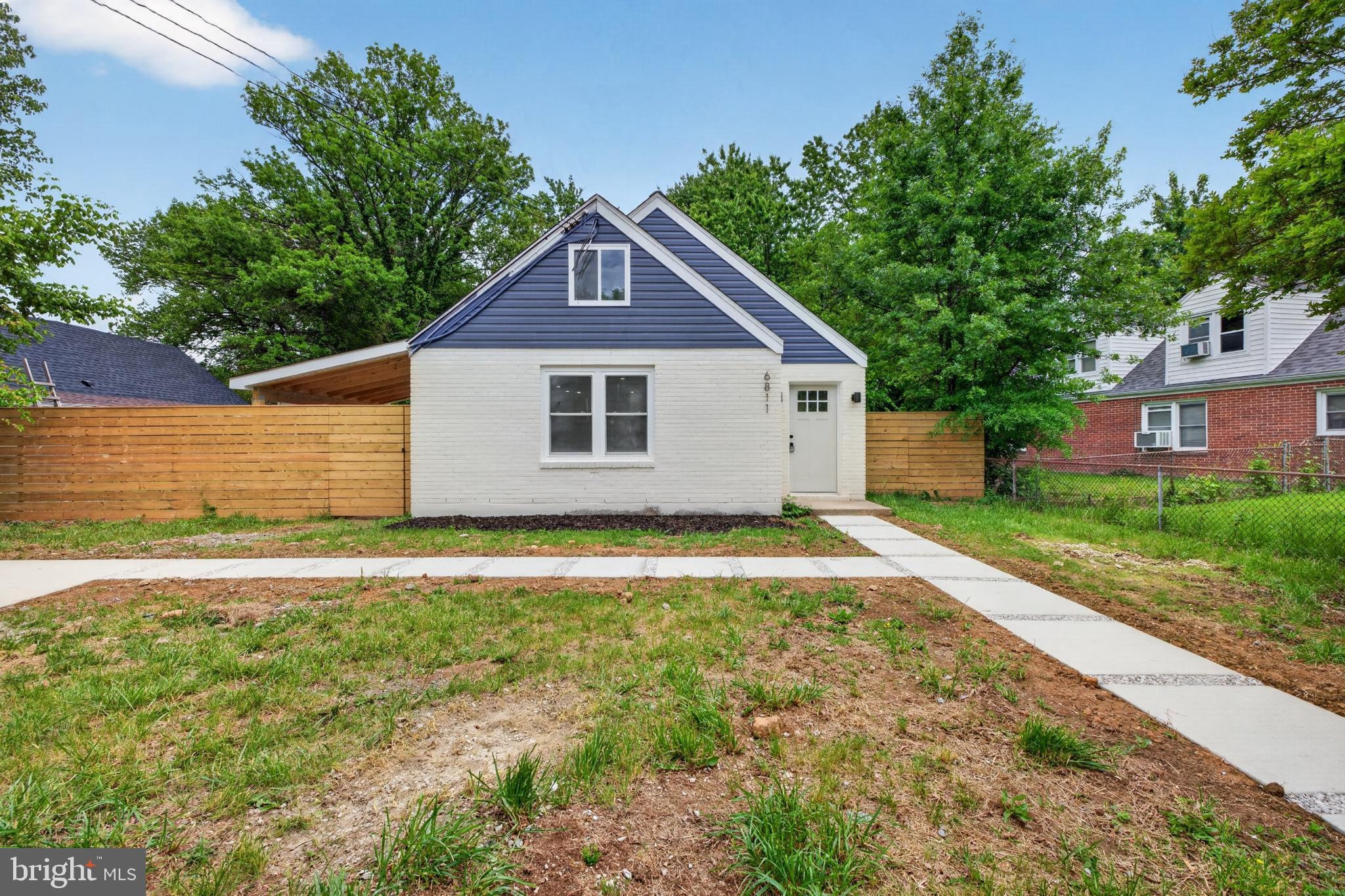 Welcome to 6811 Shepherd St, a beautiful 4 BR/2 BA single-family home located in the desirable Landover Hills area!
This fully remodeled residence features an Open space layout with plenty of natural light and new flooring throughout. The main level features a spacious living room, dining area, and a chef-inspired kitchen complete with new white cabinetry, quartz countertops, and stainless steel appliances. Open space ideal for entertaining! The main level also offers two comfortable bedrooms and a beautifully remodeled full bathroom. As you move to the upper level, you’ll find two additional spacious bedrooms alongside another updated full bathroom with elegant contemporary finishes.
Outside, enjoy a new modern wood privacy fence, freshly poured concrete walkway, and a covered outdoor area perfect for year-round entertaining. This home is a gem. Excellent location, conveniently located near commuter routes, shopping, and parks. This home is move-in-ready!