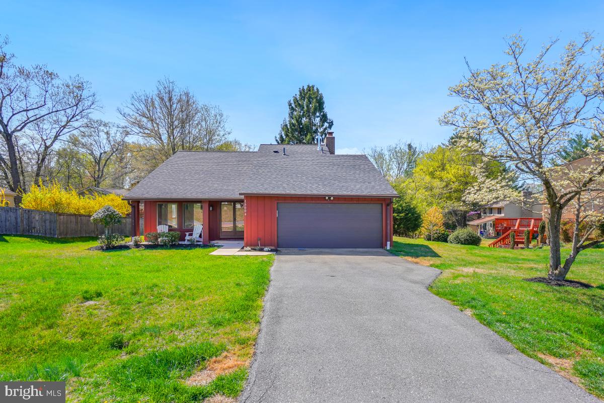 Welcome to 15004 Dufief Dr.! This spacious single-family home is located in the desirable Dufief Community of North Potomac! The home is situated on a lush .27 acre lot with over 1,900 square feet of living space on 2 levels. Enjoy 3 bedrooms and 2.5 bathrooms with an attached 2 car garage. Welcoming entry with a large front porch. The living room is sunny with picture windows letting in tons of natural light and vaulted ceilings giving it an airy and grand feeling. The dedicated dining room is large with ample room for entertaining. Off the kitchen is the den/study with views of the backyard and could be utilized as a 4th bedroom. The gourmet eat-in kitchen was renovated in 2024 with custom cabinetry, sleek quartz countertops, and stainless steel appliances, and breakfast bar seating.  The kitchen overlooks the family room with vaulted ceiling, skylights, and access to the backyard. The main level is finished off with a half bath, dedicated laundry room, and garage access. The upper bedroom level includes 3 beds and 2 baths. The primary suite is large with a walk-in closet and private ensuite bath including dual sink vanities. The secondary bedrooms are both well-appointed and share a renovated full bath.  The home is well maintained with new water heater 2025 and HVAC is only 7 years old and regularly serviced. Prime location walking distance to local schools and parks. Easy access to major commuter routes and transit options. Close to shops, restaurants, and entertainment venues as well. Schedule your showing today!