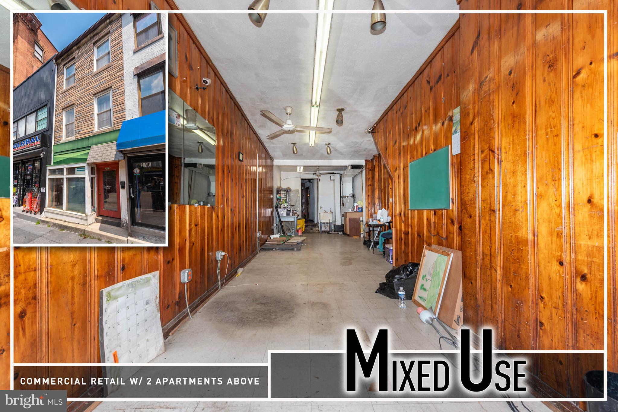 Prime investment opportunity to own this versatile three-level mixed-use property offering both commercial and residential income potential. The main level features a spacious retail storefront with a large open sales area, a convenient half bath, and two separate storage rooms, making it ideal for a variety of business uses. The upper two levels each offer a private one-bedroom, one-bath apartment, providing excellent rental income opportunities or the perfect live/work arrangement for an owner-occupant. The property is separately metered, allowing for simplified management and tenant billing. Whether you're an investor looking to expand your portfolio or an entrepreneur seeking a business location with residential accommodations above, this property offers exceptional flexibility and long-term value.  Separate parking lot also available for sale - 311 Tyson St which offers 5 off street parking spaces.