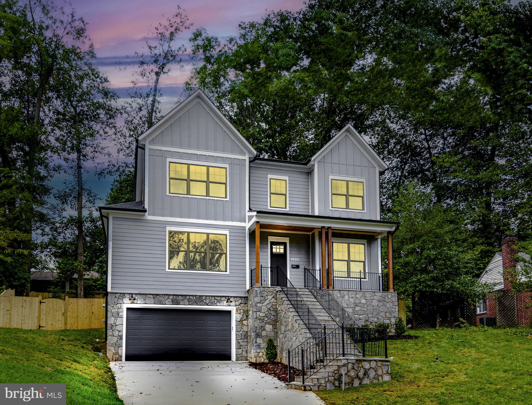 Welcome to your dream home in the heart of Falls Church! This brand-new construction exudes luxury at every turn, boasting upscale finishes and meticulous attention to detail throughout. As you step inside, you're greeted by a grandeur that sets the tone for the entire residence. Custom molding and finishes adorn every corner, creating an ambiance of sophistication and elegance. The spacious layout offers a perfect blend of comfort and style, with ample space for both relaxation and entertainment. Entertaining is a breeze in the huge rec room located in the basement, complete with a generous stylish bar that's sure to impress your guests. Whether you're hosting game nights or cocktail parties, this versatile space is the ultimate destination for fun and festivities. The fenced backyard and oversized deck provide a private oasis where you can unwind and enjoy the outdoors in peace. Inside, luxury awaits with his and her closets, ensuring plenty of storage space for all your wardrobe essentials. The lavish bathrooms feature high-end finishes and fixtures, including a luxurious master bathroom that's perfect for unwinding after a long day. Practicality meets luxury in the Jack and Jill bathroom, offering convenience and comfort for family and guests alike. An ensuite bedroom with a bathroom provides privacy and versatility, making it ideal for guests, an older child, or an au pair. The heart of the home lies in the expansive kitchen, where culinary delights come to life. Boasting quartz countertops, a large center island, and a pass-through to the dining room, this chef's paradise is as functional as it is beautiful with the Miele Range as its centerpiece. Whether you're preparing gourmet meals or casual snacks, this kitchen has everything you need to unleash your culinary creativity. Beyond the confines of your luxurious abode, Falls Church beckons with its vibrant city life and abundant amenities just steps away from Tysons Corner, Arlington, and Washington DC. Enjoy easy access to the metro, shops, and restaurants, ensuring that everything you need is only moments away. Embrace the outdoors with strolls through Parks, where you'll find walking trails, BBQ areas, and fields great for dogs or children. With its unbeatable location and luxurious features, this brand-new construction offers a lifestyle of unparalleled comfort, convenience, and sophistication. Welcome home to the best that Falls Church has to offer!