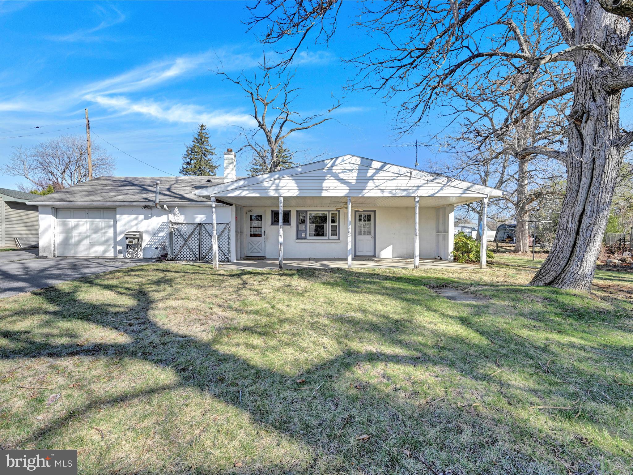 Come tour this 3-bedroom, 1-bathroom property with a large covered front porch and patio. Situated with a spacious and shaded front yard, this property includes a 1-car garage and an additional outdoor storage room. With only one owner since it was built in 1949, the home has been well-loved, and with some TLC, it will shine once again! The furnace was recently replaced in 2024, ensuring some peace of mind for the new owner. Everything is on one level, including a washer and propane dryer and stove. The bathroom features a walk-in shower, adding to the home's comfort and functionality. This property offers an incredible opportunity for the right buyer to bring their vision to life and create a lasting home. Schedule a tour today and imagine the possibilities!