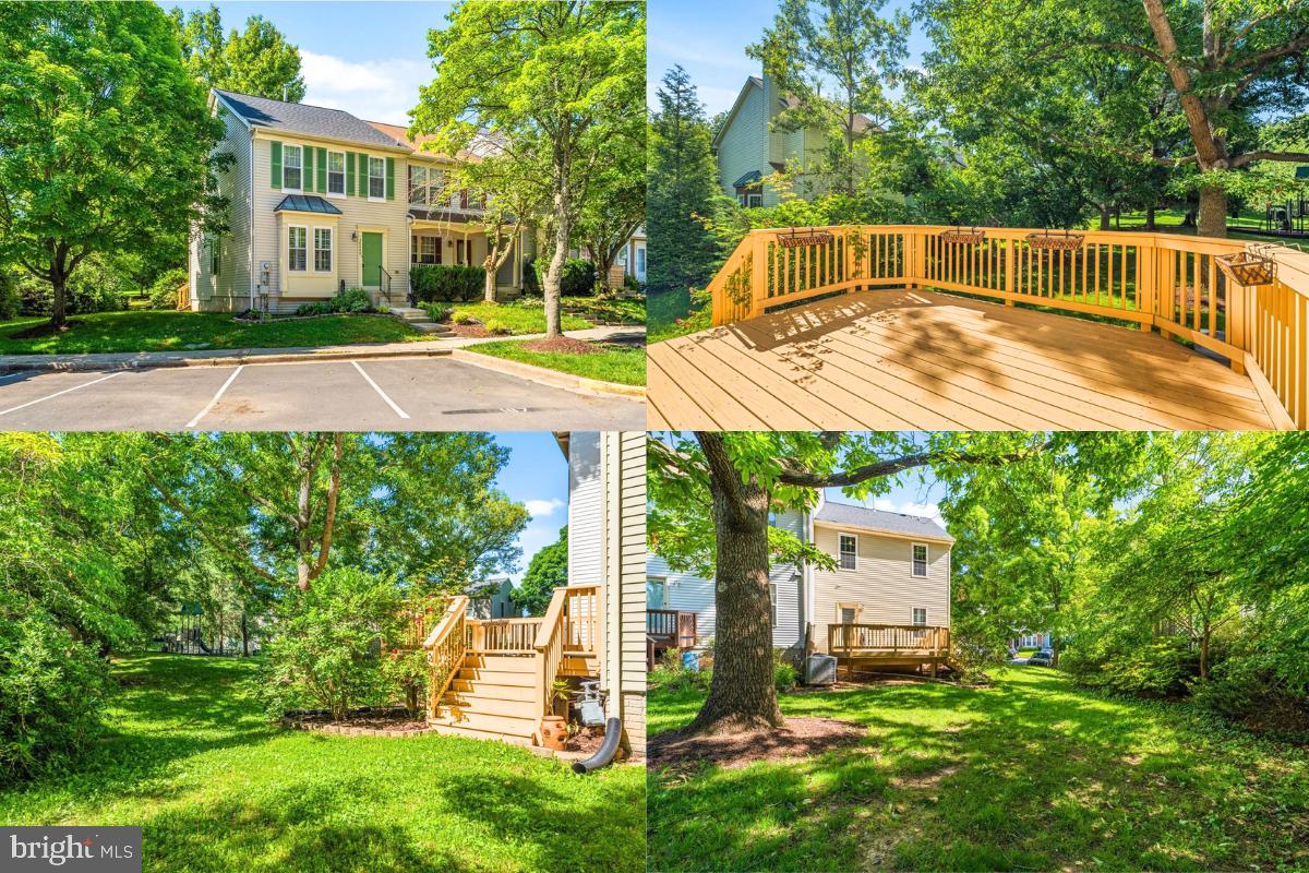This beautifully maintained END-UNIT townhome has been lovingly cared for by its ORIGINAL OWNERS and thoughtfully updated for peace of mind. Offering 3 bedrooms, 2 full bathrooms, and 2 half bathrooms, the FRESHLY PAINTED home features a comfortable layout with stylish updates. Gleaming HARDWOOD flooring in the entryway flows seamlessly into the dining area, setting a warm first impression. The BRIGHT & SUNNY kitchen is equipped with STAINLESS STEEL appliances ( 2 years old) and enhanced by stylish CUSTOM SHUTTERS that extend throughout the main living space, offering both charm and control over natural light and privacy. A passthrough connects the kitchen to the dining area, where a unique wine bottle chandelier adds character. The family room features soft carpeting and direct access to a NEW DECK. The current owners loved nurturing their array of beautiful flowers throughout the warmer months, turning the outdoor space into a vibrant oasis. Just beyond, the home backs to a recently refreshed TOT LOT, offering the convenience of a playground just steps away. WOOD STEPS lead upstairs to a spacious primary bedroom with a private EN-SUITE bath, along with two additional bedrooms and a full bathroom. Each bedroom includes a ceiling fan, and the hallway linen closet adds extra storage. The FINISHED BASEMENT further expands the living space with a large recreation room featuring NEW UPGRADED CARPET and NEW LVP flooring that extends into the half bathroom. A warm color palette gives the space a welcoming feel. A generously sized utility room provides additional storage, and the laundry area is conveniently located on this level. Major updates include an HVAC system ( 3 years old), a NEW ROOF (2026), water heater (2019), replaced WINDOWS (independently open top and bottom for easy cleaning with adjustable screens), NEW UPGRADED CARPET, NEW LVP flooring, and a NEW DECK. Gutter guards help minimize maintenance, while the shutters throughout the home contribute to comfort and efficiency by reducing sunlight and temperature fluctuations. One assigned parking space (#187), along with ample unassigned guest parking. Ideally located just minutes from Routes 270, 355, and 28, this home offers excellent commuter access, along with close proximity to the MARC Train and Shady Grove Metro for convenient travel to Washington, D.C. and surrounding areas.