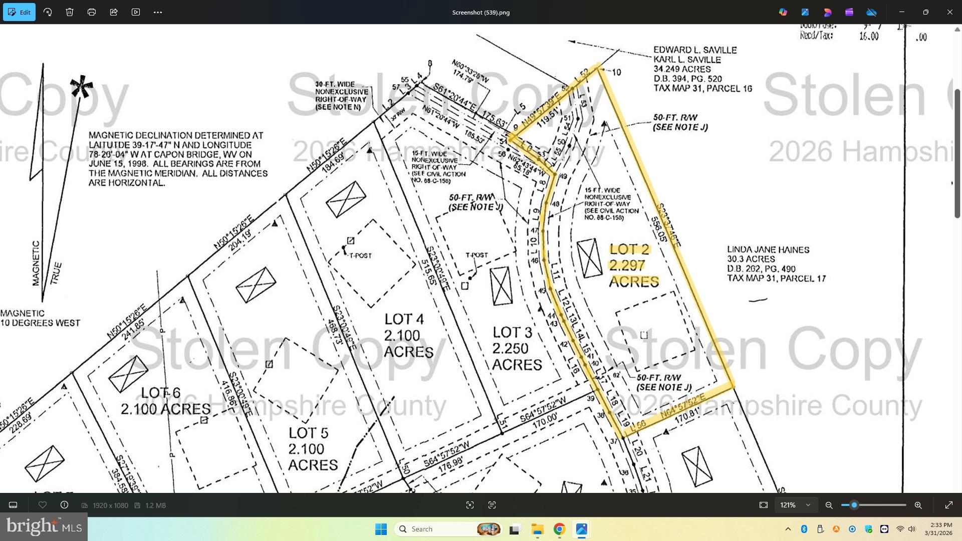 BLACKTHORN RIDGE ESTATES - Land