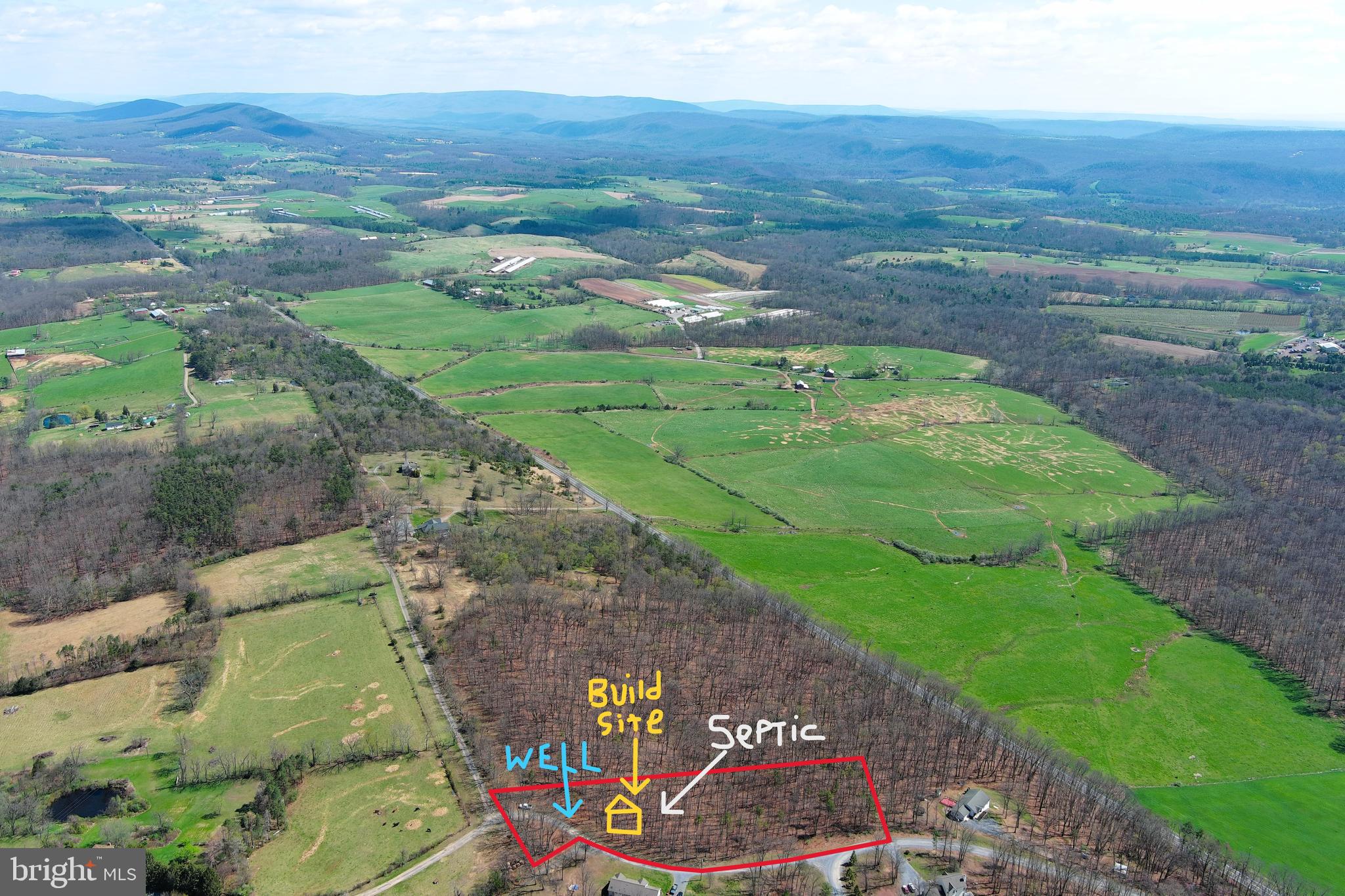 READY FOR HOME.....NICE 2.3 ACRE GENTLE WOODED LOT WITH WELL & SEPTIC ALREADY IN PLACE, WHICH PUTS YOU 20K AHEAD ON INFRASTRUCTURE COSTS FROM THE START! EASY BUILD SITE, FOR ANOTHER 10K THIS LOT COULD BE 100% READY FOR YOUR HOME....PERFECT FOR A MODULAR. ONLY 1/4 MILE OFF RT 29, 5 MINUTES FROM AUGUSTA, 12 MINUTES FROM HIGH SCHOOL, HOSPITAL, STORES, ETC. AND 40 MINUTES WEST OF WINCHESTER. LOCATED IN THE ESTABLISHED COMMUNITY OF "BLACKTHORN RIDGE ESTATES" ESTABLISHED IN 2002. IF YOU'RE LOOKING FOR AN AFFORDABLE BUILDING LOT IN A CONVENIENT LOCATION, WITH SIGNIFICANT INFRASTRUCTURE ALREADY IN PLACE....YOUR SEARCH ENDS HERE!