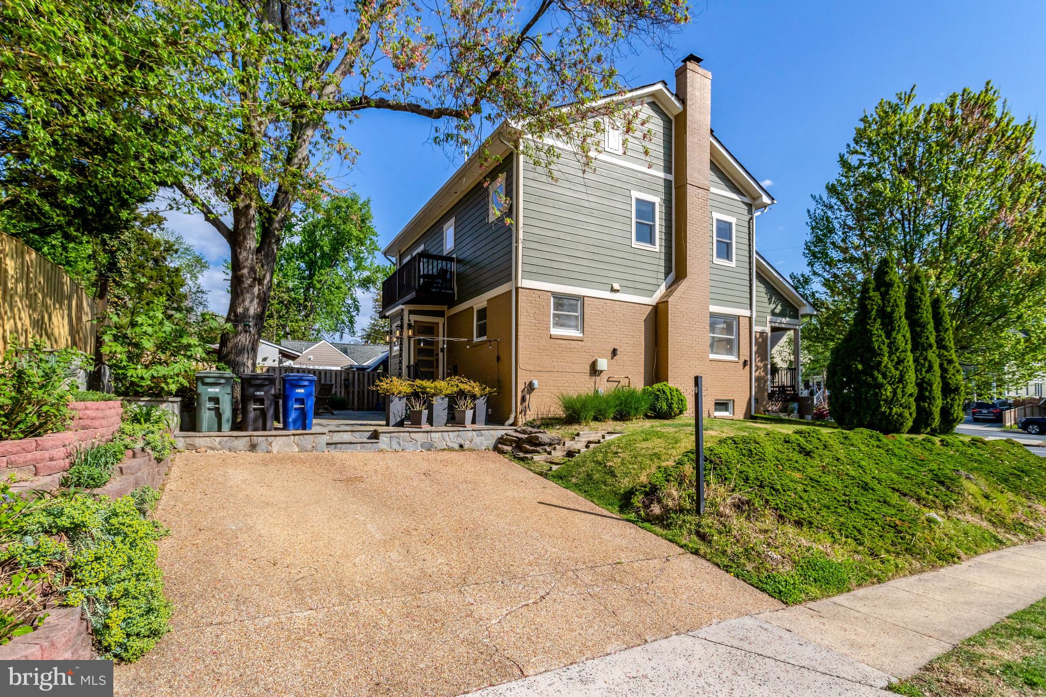 This is an absolute GEM & a Superb Value! Incredibly Spacious, Sun-Filled and Wonderfully Updated/Meticulously Maintained 4BR+Den/3BA Home in Desirable Tara-Leeway Heights Neighborhood.  Owners have made over $250,000 in Updates...and it shows!  Open Concept Main Level is perfectly suited for Every Day Living and Easy Entertaining!   Gracious Entry Foyer, Big Living and Dining Rooms with Multiple Furniture Placement Options & Wood Burning Fireplace, and a Renovated Kitchen with Loads of Cabinet and Counter Space, Pantry and BIG Island.  Mud Room access to large Rear Yard, Patio, Newer Shed and 2-Car Off Street Parking. Two Spacious Bedrooms with Ample Closets and Updated Hall Bath complete the Main Level.  Upstairs there's a Spacious Landing, (a perfect Gym, Sitting Room or Office!)  an Amazing King-Sized Primary Suite with 3 Closets, a STUNNING New Spa Bathroom (this is a MUST SEE!) and another HUGE Bedroom that's currently used as an additional Family Room/Adult Recreation Room that has a Wine/Coffee Bar, a Private Balcony, ample Desk/Office Space and a second W/D that makes doing laundry easy!  The Finished Lower Level houses a big Recreation/Play Room, a Bonus Office/Den that's currently used as a guest Bedroom, an Updated Full Bath, a spacious Laundry Room and Great Storage.  Glebe Elementary, Swanson Middle and Yorktown High School. Easy Commute via Public Transport, I-66 and 495.  Walk to Shopping, Groceries, Restaurants, Coffee Shops, Westover and So Much More!  A great house that's perched above George Mason, so very quiet, too. *NOTE: Arlington Tax Records show 2327 finished sq ft above grade + 774 Finished Sq Ft on Lower Level, for a total of 3101 finished sq ft.*