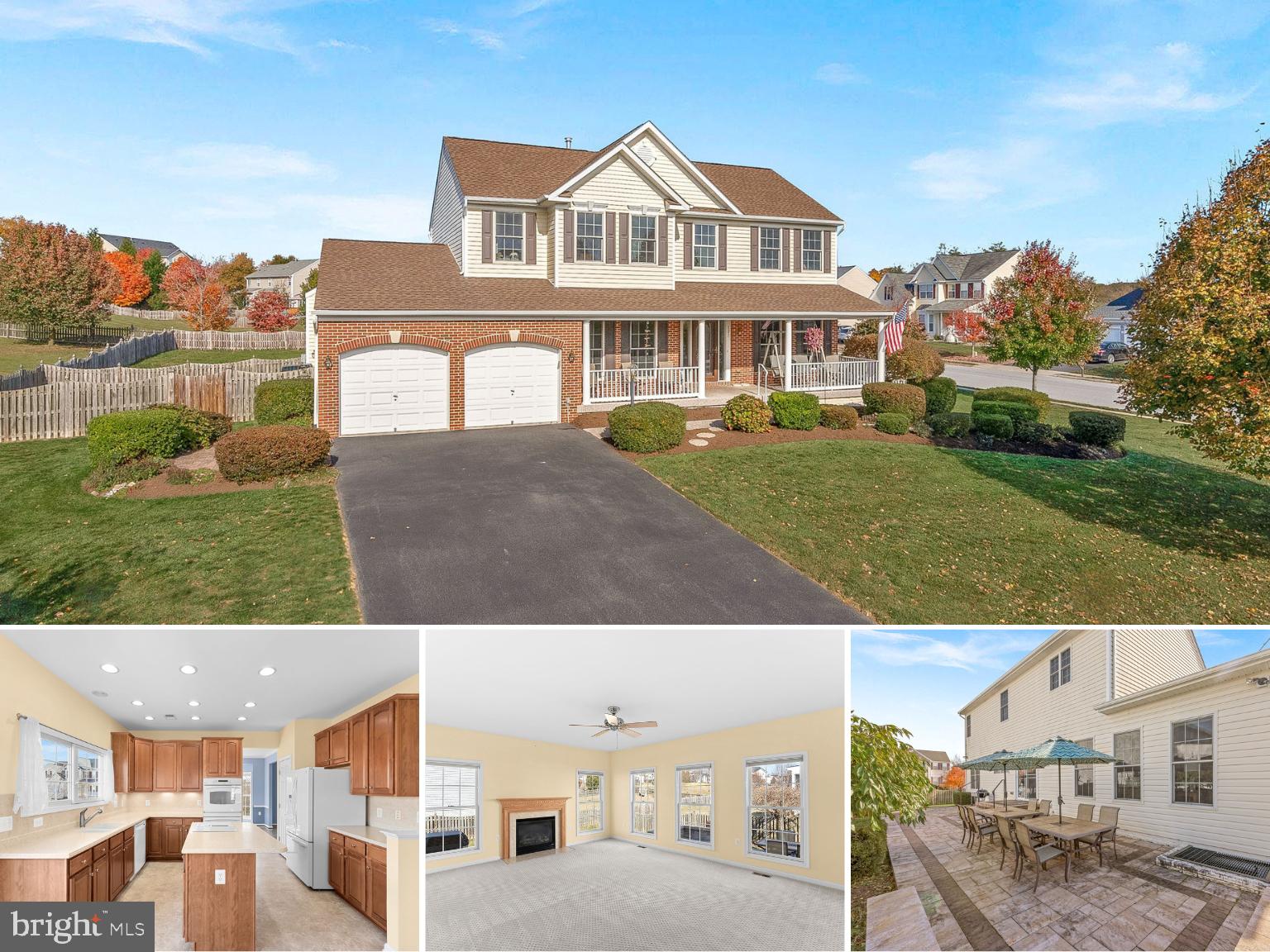 Don't Miss This Incredible, Spacious Home in Highly Desired Hirst Farm of Purcellville! Fantastic 0.3ac Landscaped Corner Lot on Cul-de-Sac with Fenced Yard & Patio! | Original Owner | Beautiful Brick & Vinyl Exterior with Deep Front Porch | Welcoming Two Story Foyer (note: modern chandelier is on a hidden lift system to clean & change bulbs!) | Great Library with Built-Ins and French Doors | Hardwood Floors in Foyer, Living Room & Dining Room | Dining Room has Huge Bay Window for Extra Space & Light | Kitchen has Upgraded  42" Cabinets, Corian Countertops, Double Oven & Twin Windows Overlooking Backyard | Sunny Breakfast Room Walks Out to Oversized Patio & Fenced Back/Side Yard | Family Room has 2 Walls of Windows + Gas Fireplace | Convenient Mudroom/Laundry Room with Cabinetry & Sink Connects to 2-Car Garage | Garage is Drywalled, Painted, has Coated Floor & Service Door to Side Yard | Upstairs, the Primary Suite is Spacious & Private | Primary Suite has 2 Walk-In Closets and Large Bathroom with Jetted Tub, Separate Shower, & Double Vanity | 3 Additional Bedrooms Upstairs have Ceiling Fans, Good Closet Space, & Upgraded Carpet | Basement has a Spacious Finished Rec Room, a Full Bathroom, and the 5th Bedroom with Full Wall of Closets! | Fantastic Unfinished Space in Basement has Coated Floor, Extra Refrigerator, and Plenty of Storage Space | Custom Hunter Douglas Blinds Throughout Home Convey | Recent Upgrades & Updates Include: New Garbage Disposal (2023), Driveway Sealed (2022), Roof Replaced (2022), Driveway Replaced/Repaved (2021), Replaced Logic Boards for Garage Doors (2021), Replaced Refrigerator in Kitchen (2020),  New Patio Installed (2018), HVAC Replaced with New Trane Unit (2016), Water Heater Replaced (2013) | Perfect Home on a Premium Lot in Popular Hirst Farm | Super Convenient to Shopping, Dining, Schools, Trails & Parks in Purcellville | Fantastic Western Loudoun Location Near Wineries, Horse Farms, Antique Shops, Hiking Trails & More!