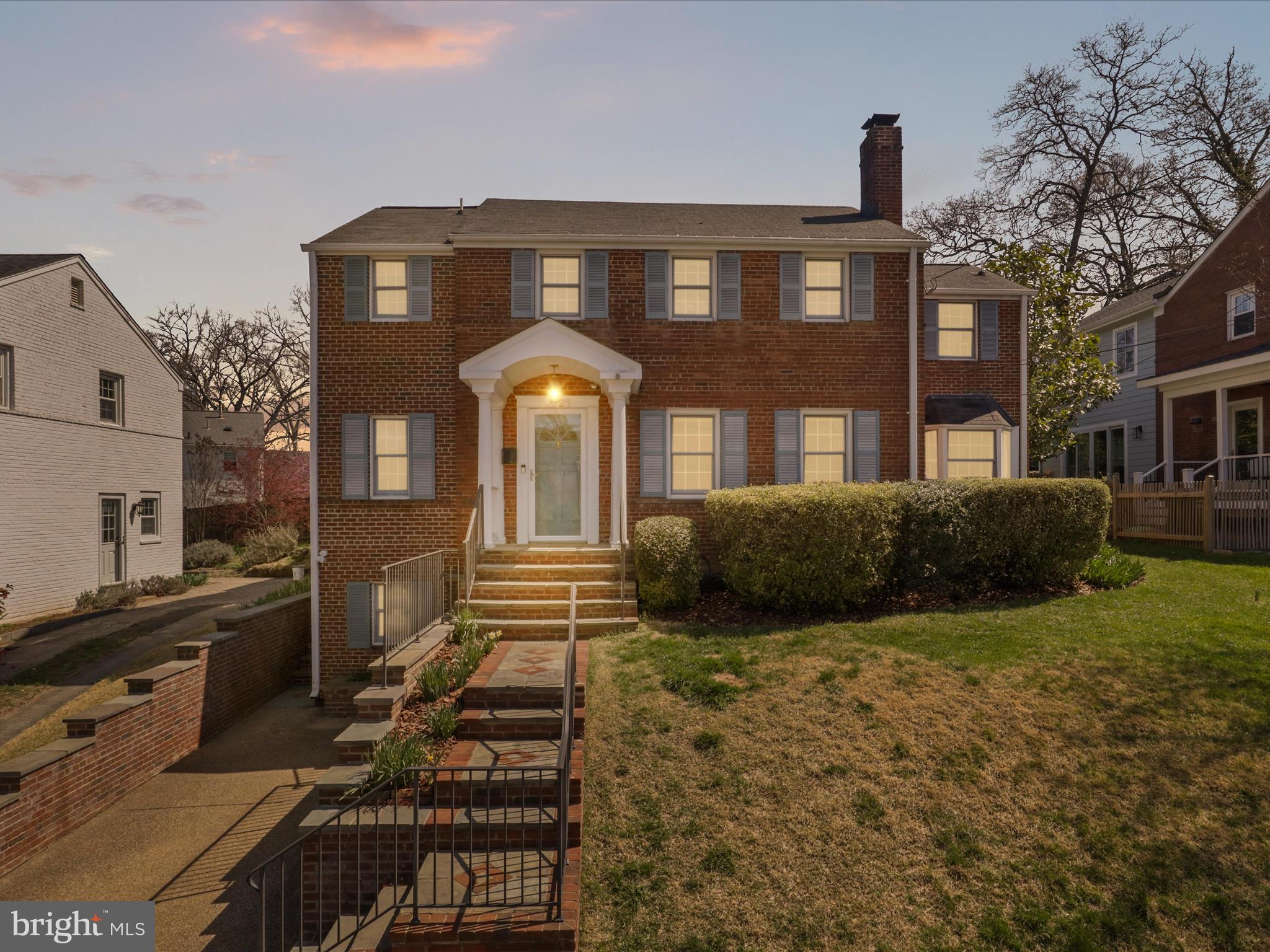Welcome to 1021 N Liberty St – A Beautiful Brick-Front Colonial in Dominion Hills!

Nestled on a charming street in Dominion Hills, this impressive brick-front colonial offers an expansive 3,500 square feet of thoughtfully designed living space.

This 5 bedroom 4.5 bathroom home features a highly versatile layout on three levels, with 4 bedrooms and 3 baths on the upper level, a half bath on the main level and on the lower level a one-bedroom, 1 bath in-law/nanny suite or apartment with a living room, full bath and kitchenette with 2 separate entrances, as well as separate mud/storage room and laundry room. The lower level can be utilized as part of the main home or is perfect for a private in-law or nanny suite, guest quarters, or an income-producing apartment.

On the main level you will enjoy the home's gourmet kitchen featuring custom hand-crafted cabinetry with inset panels, a center island, a six-burner Viking range, and a breakfast bar that opens to a cozy family or dining room with a wood-burning fireplace. Adjacent to the kitchen, you’ll find a formal dining room and an inviting living room with a second wood-burning fireplace, perfect for elegant entertaining or relaxed family gatherings. There is also a half bath on the main level as well as a bright and airy sunroom with windows on three sides and a sliding glass door that opens to the beautiful backyard offers the ideal space for a home office or tranquil space to just relax.

Upstairs, you’ll discover an inviting primary suite with vaulted ceilings and a spa-like garden bath featuring a separate soaking tub, glass-enclosed shower, and double vanity. Three additional bedrooms and two more full baths on this level provide plenty of space for family or guests. 

Hardwood floors grace both the main and upper levels, adding warmth and sophistication throughout.

Updates include dual-zoned heating and cooling systems ensuring comfort and energy efficiency year-round (2015 and 2019), and a new washer (2025), dryer (2025) and dishwasher (2024), new heater on the swimming pool (2023). 

Outside, your private, resort-style backyard awaits, complete with extensive hardscaping, lush landscaping, and a spectacular in-ground, 10 person jacuzzi pool for ultimate summer enjoyment. There is also a charming custom storage shed with electricity that offers endless possibilities, from a kid's playroom with toy storage, to a  changing area for people using the jacuzzi, to a crafting or hobby room.