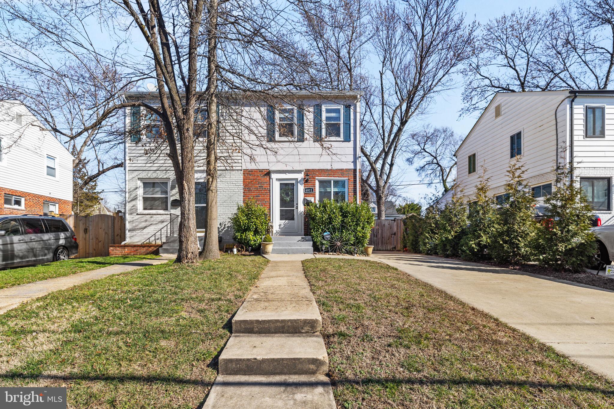***OPEN HOUSES CANCELLED*** Welcome Home! This adorable 3 level townhome in Beacon Manor, brimming with modern updates is ready for you to call home! Enter into a large living room with hardwood floors and a beautiful bay window overlooking a large front yard w/ a rarely available half bath on the main level.. The main level offers an eat-in kitchen with access to the back deck and fenced-in yard with a storage shed, giving you plenty of room to entertain!  With two bedrooms, two full baths, and a thoughtfully designed three-level layout, this property is sure to impress. Both bedroom levels boast beautiful wood floors. The walkout basement with full wet bar/kitchenette, an updated full bathroom and laundry area is the perfect place for a home office, host family/friends or Airbnb! The kitchen, HVAC, roof, hot water heater and kitchenette in the basement were all updated within the last 5 years! Just a stone's throw away, you'll find the Fairfax Connector bus stop that seamlessly connects you to The Huntington Metro, making your commute a breeze. A short stroll takes you to a variety of essential amenities, including Target, Lowes, Giant, the Post Office, Walgreens, and plenty of dining options. For those looking to explore beyond the neighborhood, easy access to Old Town is at your fingertips. And for professionals, the Pentagon, Amazon HQ2, Virginia Tech's Innovation Campus, and the heart of Washington, DC are all just a short drive away.
