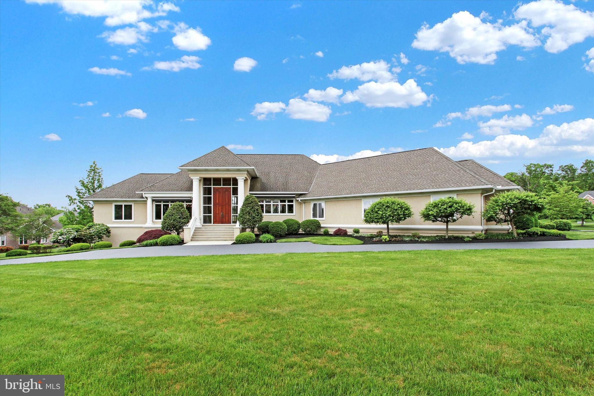 Welcome to the most luxurious home in Hanover! Nestled within the prestigious Thornhill development in Hanover, PA, this luxurious home epitomizes modern elegance. With its spacious open floor plan and soaring 16' ceilings, the interior seamlessly blends sophistication and comfort. Outside, an infinity pool offers a serene retreat, complemented by breathtaking views that set the stage for unparalleled relaxation and refined living.  As you enter the magnified 12-foot mahogany double doors, picturesque views immediately abound of the stunning infinity pool and continue out over the balcony and into the beautifully landscaped koi pond, complete with charming patio and landscape lighting. A magnificent home boasting 5 bedrooms, 5.5 baths, and multiple exquisite spaces made for entertaining friends and family.  The expansive, open plan first floor includes 10-foot ceilings in kitchen, high-end appliances and finishes, including built-in double dishwashers and refrigerator with cherry cabinetry.  Kitchen opens to solarium with ceramic tile floors, wet bar, TV, and paddle fan bringing convenience to outside living.  Hardwood floors line the dining room and central great hall where the soaring 16-foot ceilings sparkle from breathtaking reflections from the pool.  Indulge in luxury with this first-floor primary suite boasting a cozy fireplace, a spacious walk-in closet, and a lavish bathroom featuring a cast tub. Step outside onto the terrace, where the infinity pool awaits, offering a private retreat for relaxation and entertainment right at your doorstep. Primary bath includes tiled shower, granite countertops, wall tv with plantation shutters on sliding glass doors. The first floor also includes 2 additional bedrooms, full bathroom, also with walk out to pool terrace. Ascend effortlessly between floors, using the two-stop elevator, enjoying the ultimate in comfort and accessibility.  Discover the epitome of entertainment in this expansive basement retreat, where every corner beckons with luxury and leisure. From the sophisticated bar and immersive theater to the full kitchen, temperature-controlled wine cellar, modern gas fireplace, and versatile recreation room, this multifunctional space is the ultimate destination for enjoyment and memorable celebration. The formal office suite and large storage spaces seamlessly blend functionality with lavish comfort. Every detail exudes elegance offering a haven of refinement beneath the surface.  Through the glass sliding doors, you’ll find the gas fire pit encircled by built-in seating, ideal for cozy gatherings under the stars. Embrace alfresco dining and entertaining with ample space for grilling and mingling, where memories are effortlessly made against a backdrop of serene natural beauty. The second floor includes an additional 2 bedrooms, full bathroom, and bonus room. There is a gated driveway entrance into heated/cooled, spacious three-car garage.  Additional amenities of the property feature exterior irrigation system, built-in electric awnings powered by interior switches, audio system throughout, and plantation shutters throughout on windows and sliding-glass doors. Experience the pinnacle of opulence with a home that truly elevates your expectations.

The Open House for 5/18 at 12-2 is cancelled.