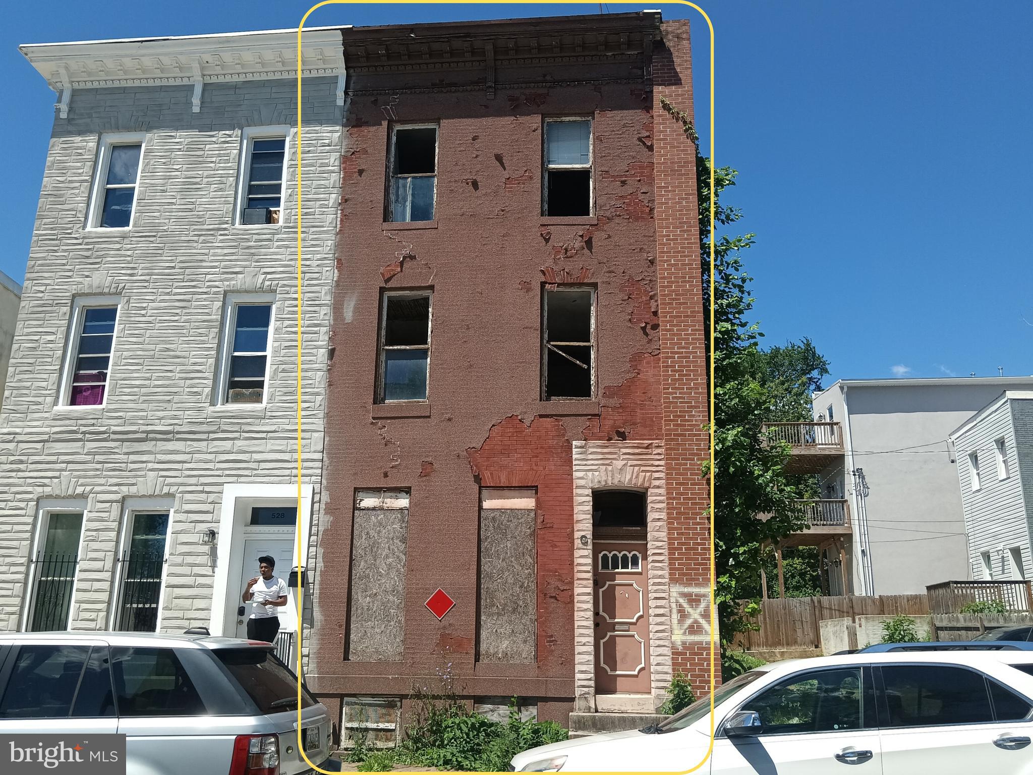 ONLINE AUCTION: This auction takes place on the Ashland Auction Group website bidding platform. Bidding begins 6/17/2026, 10:00 AM. Bidding ends 6/19/2026, 11:40 AM. The list price is the suggested opening bid. Deposit: $5,000.

This three-story, end-unit townhouse is located in the Harlem Park neighborhood of Baltimore City. Residents can enjoy the nearby attractions and facilities such as the West Baltimore MARC Train Station, University of Maryland Medical Center, and Harlem Square Park. The property is vacant and in need of major renovations. It is also conveniently located just moments from major transportation corridors including North Fulton Avenue and US-40/West Franklin Street, providing quick access to downtown Baltimore, regional commuter routes, and area amenities.