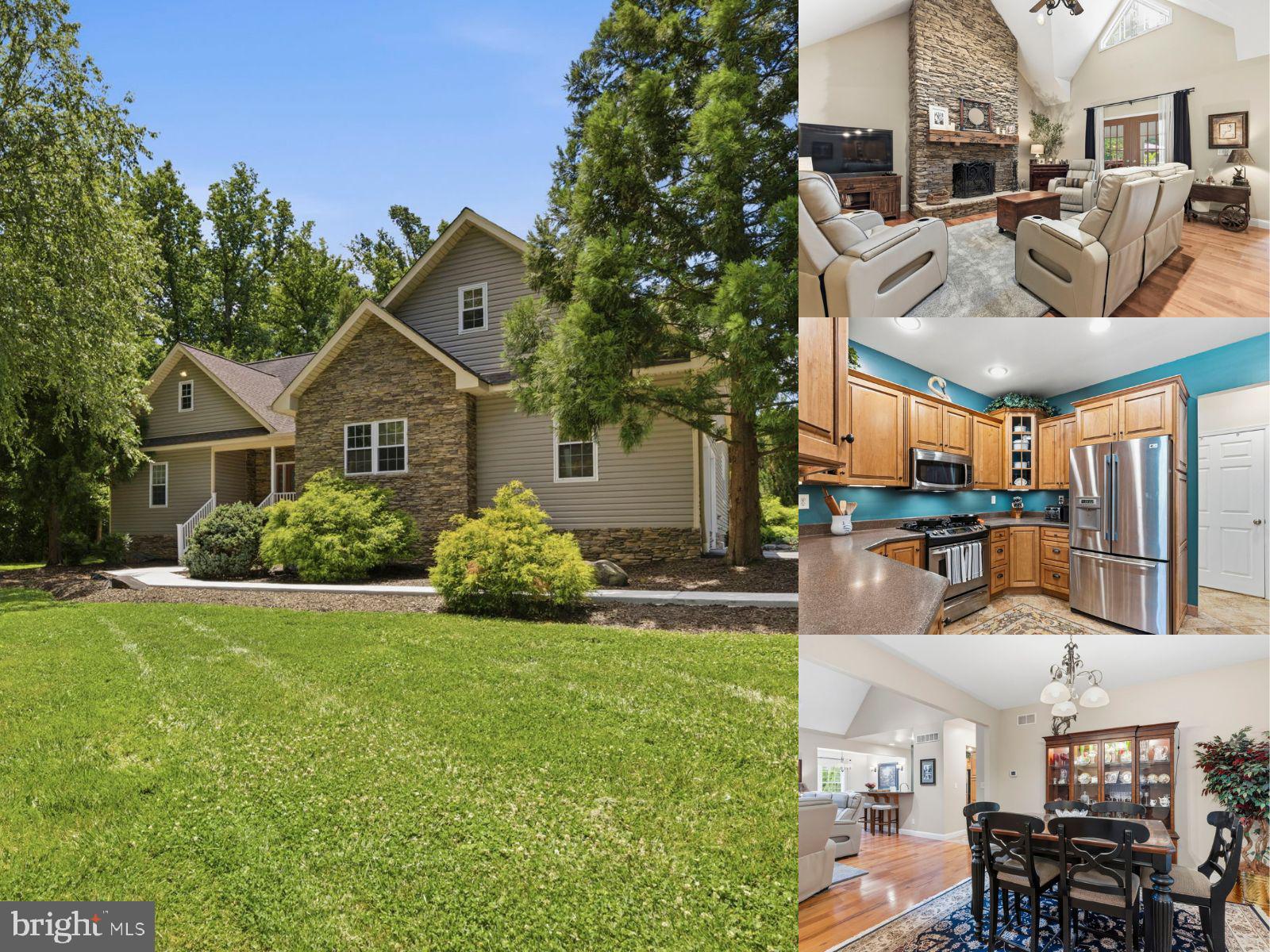Welcome to your private oasis in Aberdeen’s desirable Oakwood community! This exceptional 6-bedroom, 3-bath detached rancher is perfectly optimized for luxury multigenerational living and resort-style entertainment. The main level greets you with a magnificent Great Room featuring a floor-to-ceiling wood-burning fireplace, alongside three spacious bedrooms, two full baths, and stairs leading to a private upper-level bedroom. The fully finished lower level acts as a complete secondary living suite with its own private double-entry basement door, boasting two additional bedrooms, a full bath, a recreation area with a cozy gas stove fireplace, a fully equipped second kitchen, and an independent second laundry room (both washer/dryer sets are included!). Outside, an expansive backyard retreat features a sunroom with a 10' x 10' Jacuzzi hot tub that opens to a low-maintenance Trex deck, a heated saltwater in-ground pool with a tranquil waterfall, and ample parking with an oversized two-car garage and massive driveway. Complete with modern conveniences like a natural gas tankless water heater and a whole-house backup generator, this impeccably maintained home seamlessly blends endless indoor space with a vacation-at-home lifestyle.