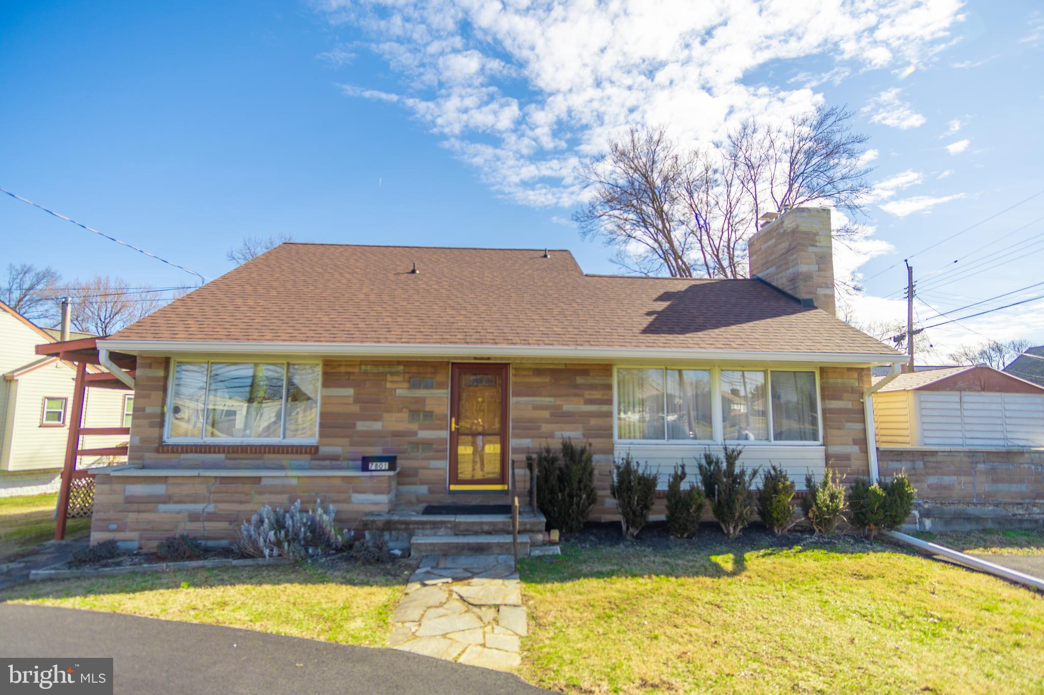 Welcome to this 3 bedroom 2 bath formstone home in Parkville, with fully fenced large yard, 2 sheds, a beautiful asphalt circular driveway, which would park about 8  cars, a rear deck and another covered deck on the side of the house, pellet stove in the living room  with a refinished hardwood floor,  ceiling fan in every room, full waterproofed unfinished basement with a workshop area and a shower and toilet, baseboard heat plus 120k BTU forced hot air furnace  approximately 2 yrs. old, hot water heater 1 year old, roof 5 yrs. old , central air conditioning 2 years old.  Bring  your creative ideas to make this a wonderful place to call home.