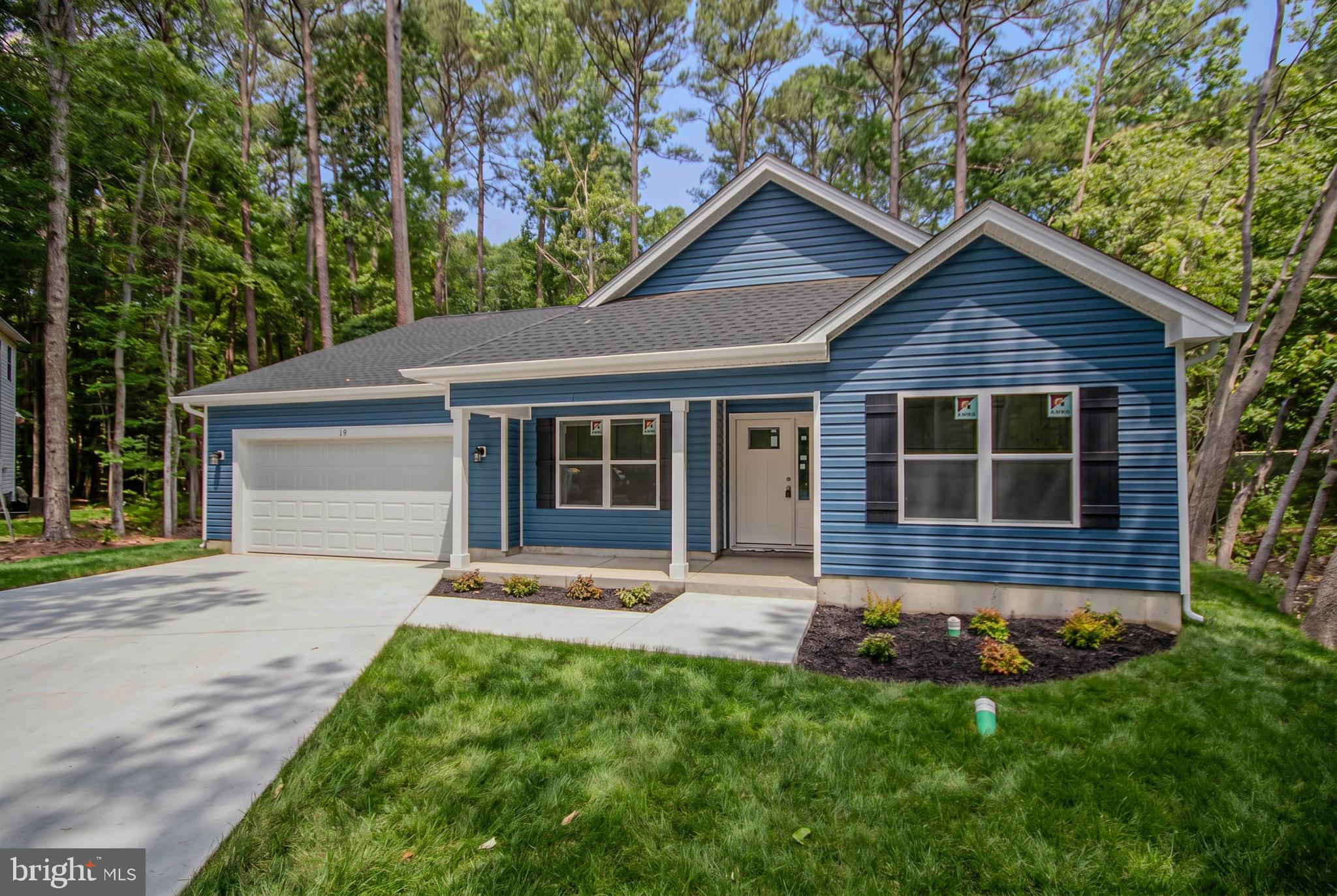 New Construction  in Ocean Pines! Featuring one level living for convenience on a private culdesac lot! Quality of work shows in every detail & selection from recessed lighting to upgraded cabinetry. Don’t delay! *Photo editing using AI has been used to show a completed look.