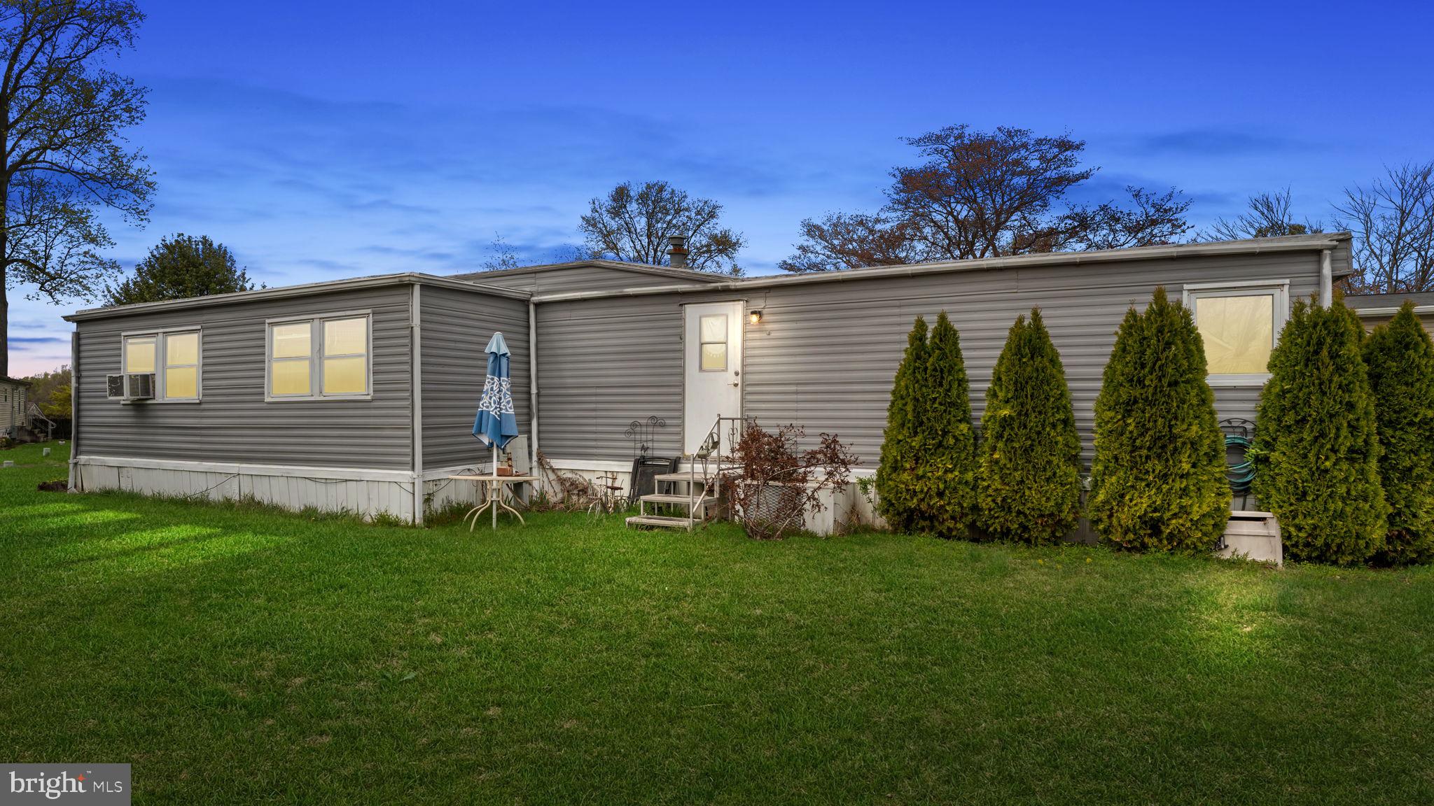 Welcome to 2304 Brownsville Rd  Unit P11 in Feasterville Trevose, a well-maintained mobile home located in the peaceful Eastern Dawn Park. This 2-bedroom, 1.5-bath home offers comfortable living with plenty of parking space. This home also offers a shed in the back for all your storage needs. Featuring stainless steel appliances and white cabinets, this home is ready for its new owner.  Enjoy the convenience of a clean, quiet community—please note, no dogs are allowed. Buyers must have a credit score of 670 or higher.