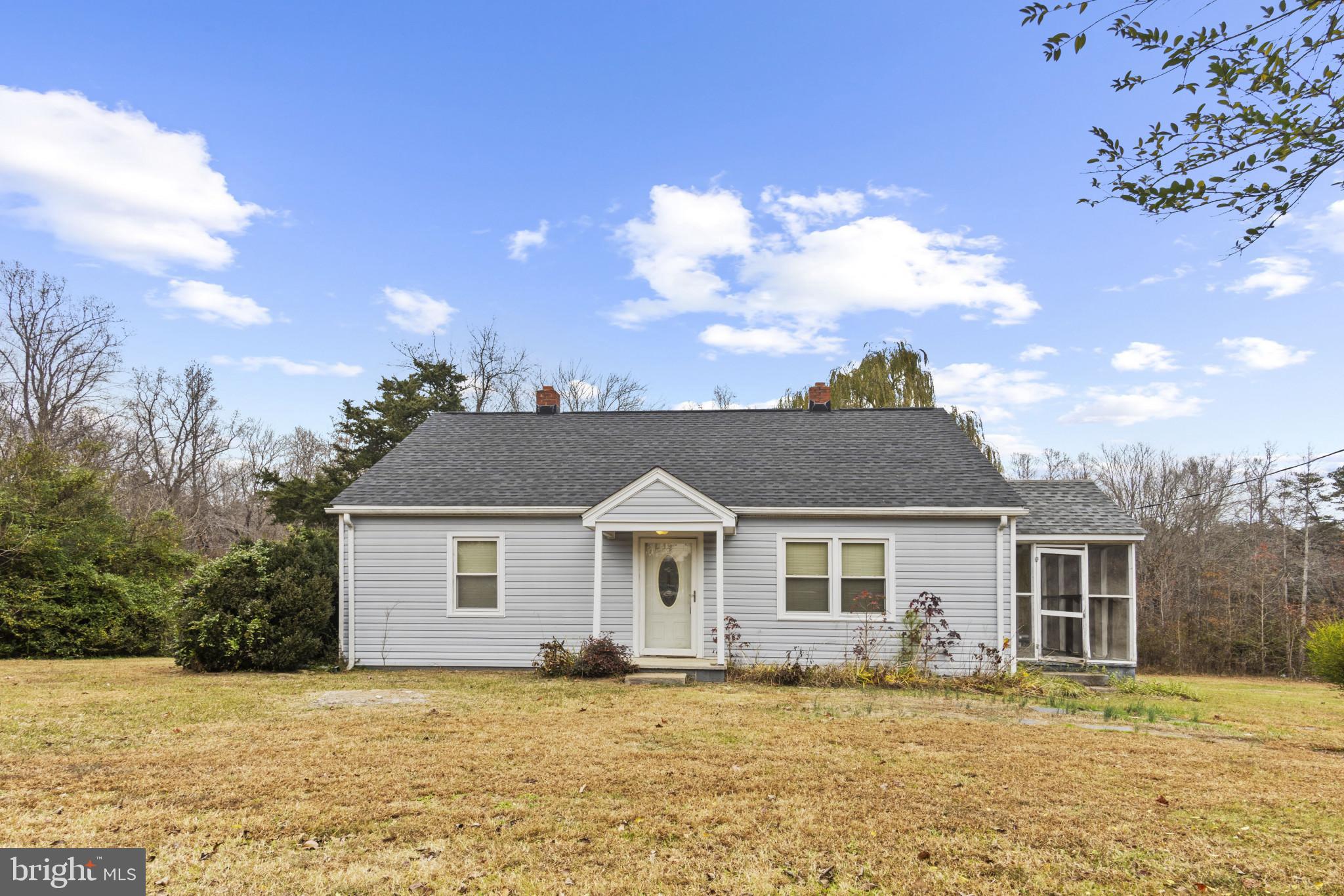 With some fresh paint and modernization, this home will truly shine offering a chance to create your dream space at a great value. The house has great bones featuring a practical and comfortable layout with 2 bedroom 2 bath on 2.25 acres. This house has had significant structural work completed to include: In 2018 - new siding and ply walls, raised house for new foundation, repaired front columns, added back deck, and insulation of house and attic. In 2019 - new roof and supports. In 2020, new kitchen sink and connections, plumbing and pipes replaced, bath tub drain pipes and joists under floor replace. In 2021 - replaced HVAC, air handler, and heat pump with a 10 year warranty. In 2022 - well pipe connection to the house replaced. In 2023 - the water heater was replaced with an 8 year warranty. This home presents a fantastic opportunity for a buyer looking to add their personal cosmetic touches and creative vision. While no known defects, this home is being sold as-is; however, for addition peace of mind, the sellers are including a 1 year home warranty contract allowing you to move in without worry of major systems failing.