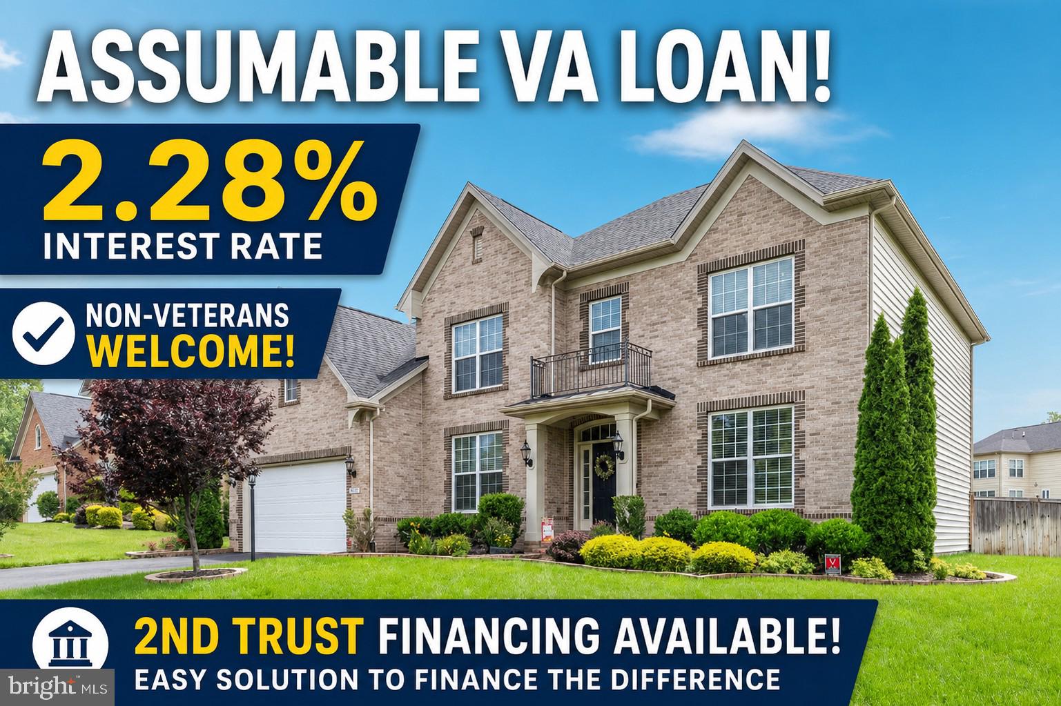 6-Bed Golf Course Home in River Falls, Woodbridge VA |  2.28% VA Assumable Mortage Available to qualified buyers - including NON-VETERANS

Looking for a luxury home in Woodbridge, VA with a golf course lifestyle, room for a large family, and an easy commute to Quantico, Fort Belvoir, or Washington, DC? Welcome to 12137 Hickory Falls Court in the sought-after River Falls Golf Course Community.

Built by renowned Basheer & Edgemoore, this 6-bedroom, 7-bath luxury home offers more than 6,290 square feet of beautifully designed living space. Recent improvements include an expanded primary suite, a finished basement, a fully fenced backyard, a stamped concrete patio, and a spacious upper deck—ideal for entertaining, relaxing, or multigenerational living.

Wake up to peaceful mornings, enjoy evenings outdoors, and experience the quiet, established feel that makes River Falls one of Prince William County's premier golf course communities. Residents enjoy nearby golf, swimming, tennis, walking trails, parks, shopping, and dining.

This commuter-friendly Northern Virginia home is minutes from Old Hickory Golf Club, Potomac Mills, Stonebridge at Potomac Town Center, I-95, Route 123, the Woodbridge VRE, Quantico Marine Corps Base, Fort Belvoir, and the Pentagon.

A rare bonus:  ANY qualified buyers may be able to assume the existing 2.28% VA mortgage, creating significant monthly savings compared to current interest rates.  

Schedule your private tour today