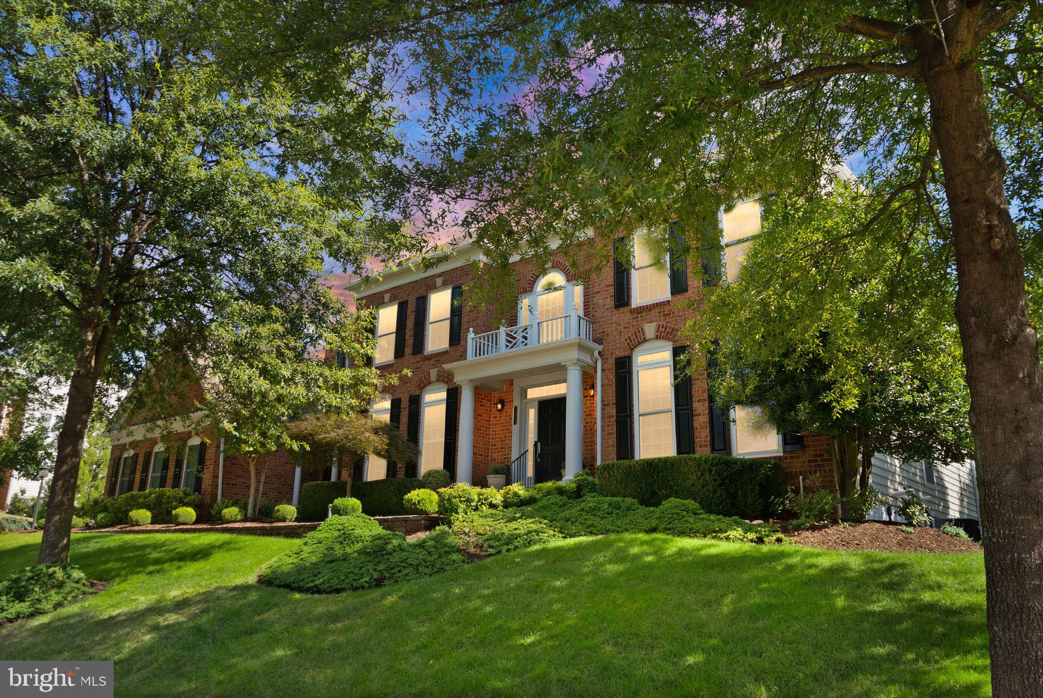 Wonderful Pulte Wentworth Model on 1 acre in desirable Red Cedar North neighborhood! Stately brick front Colonial with 3 side load garage with updated flooring. Dramatic 2 story entryway with staircase with iron railings and see through views into the family room. Gourmet kitchen with large island, stainless steel appliances and breakfast area overlooking family room with stone fireplace and open to the spacious and bright sunroom. Main level bedroom and full bathroom, handsome den/office, laundry room and formal dining room to complete the space. The upper level boasts of 4 bedrooms which includes a primary bedroom with sitting room with built ins, luxurious primary bath and large walk in closet. The full finished basement rounds off this beautiful home with entertaining possibilities, wet bar, recreation room, 6th bedroom and 5th full bathroom plus tons of storage space! The home sits on a gorgeous fenced lot with great views of the sunset and trees. Enjoy all of Red Cedar's neighborhood amenities. Minutes to Dulles International Airport, Downtown Leesburg, shopping, schools and major roads. The home is within walking distance to a public elementary school and private elementary and high school!