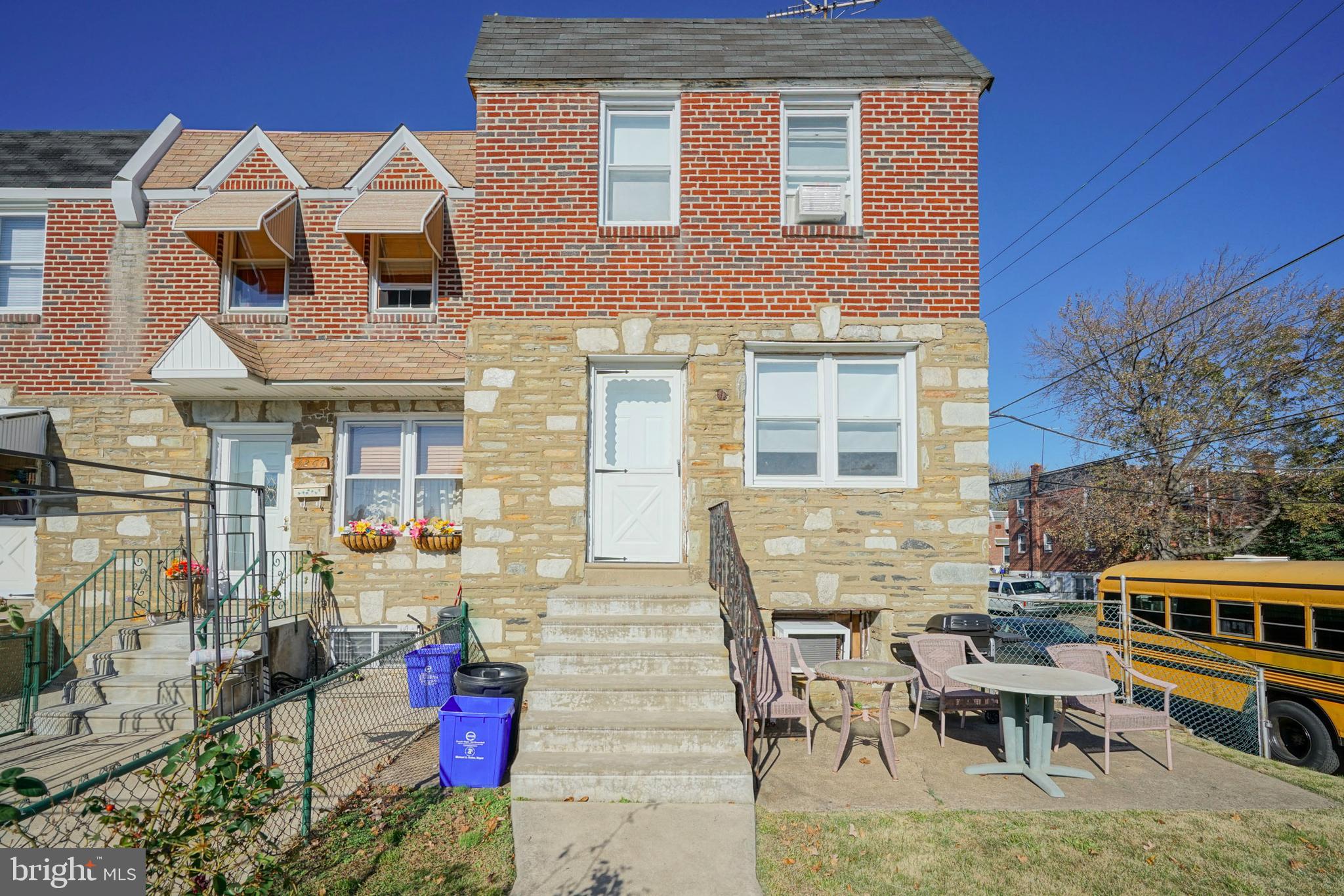 End  of row solid brick property. Property is being sold without the liquor license. Top floor is a 3 bed 2 bath apartment and is rented $1,200.00 per month with all utilities included. Great income producing property you wont want to miss.