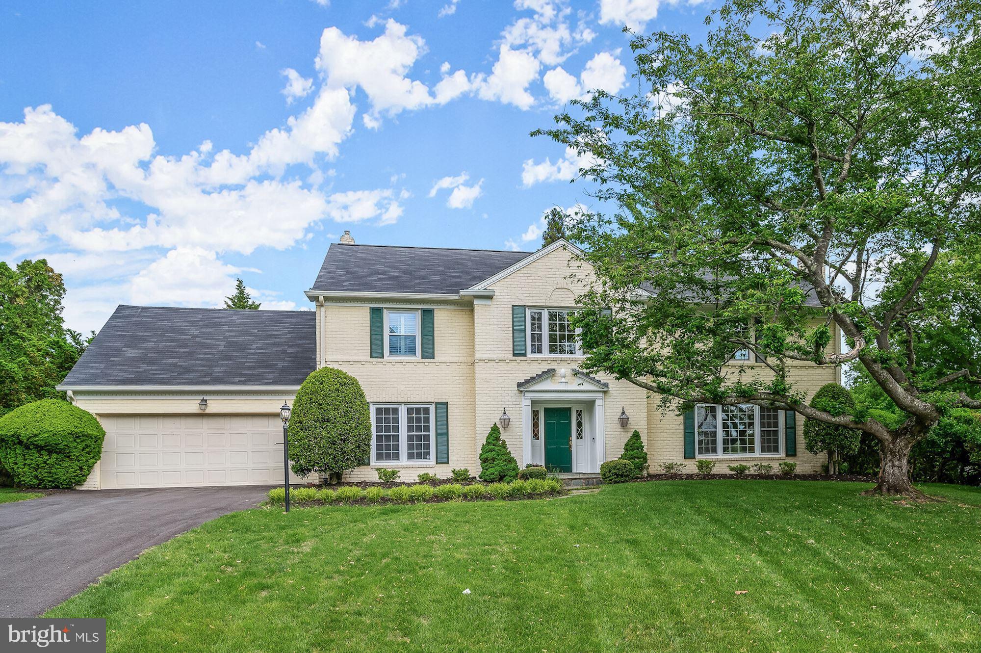 Stop your search now!  Renovated,  all brick Georgian center hall colonial in popular McAuley Park sited on a spectacular 1/2 acre setting that looks like an English park!!  Exceptional rooms sizes, a wonderful circular floor plan for entertaining with great natural light and some major upgrades - new roof and gutters, replacement windows.  Enjoy the welcoming, gracious Entry Foyer opening to a beautifully proportioned formal Living Room and Dining Room.  The renovated Chef's Kitchen is adjacent to the large Family Room which overlooks the magnificent rear yard.  Completing the main level are the Mud Room and Powder Room.  Upstairs you'll find a fantastic Owners Suite with a Sitting Area, updated full bath and a large walk-in closet.  Four other bedrooms or three bedrooms and a den plus two full bathroom make up the 2nd level.  The Lower Level offers a recreation room - perfect for kids to call their own, an exercise/hobby room and a storage/laundry room.    All this and probably one of the best yards in McAuley Park.  A level yard with room for a pool or a lacrosse field and many gorgeous specimen plantings that flower throughout the year.   After a long day of work, relax on the flagstone patio and enjoy the view of your perfectly manicured lawn.  It's sensational!  Enjoy one of the most popular locations, too, with easy access to Bradley Blvd allowing quick travel to River Road/I-495, the Beltway or into downtown Bethesda.  If you need to head to Montgomery Mall or I-270, there's an easy route via Democracy Boulevard.    Hurry over and see this stunning home!    Churchill Schools.   (NOTE:  Photos taken today; will be uploaded Friday.)