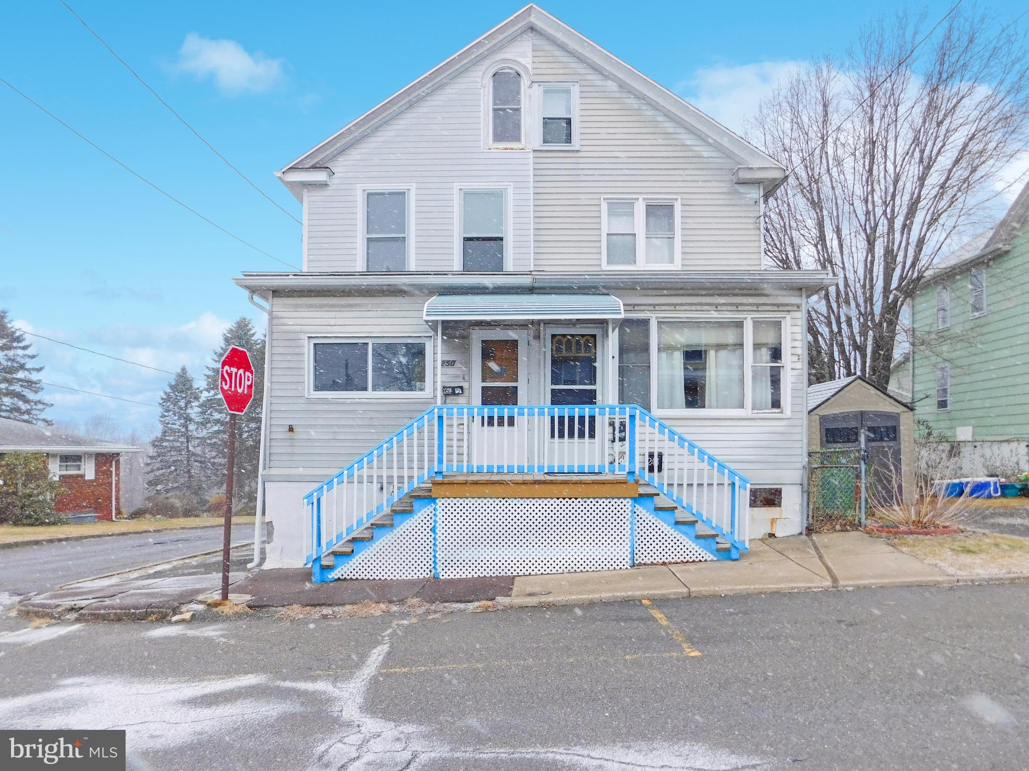 Rare opportunity in Summit Hill- a duplex offering flexible living arrangements at 248-250 W Hazard Street.  The 248 side features modern updates including a tastefully renovated kitchen and bathroom, complete with appliances and an exterior utility shed included in the sale.  Live in one unit while renovating the 250 side or explore rental income potential.  This unique property spans from street to street presenting an excellent opportunity for off street parking.  The corner lot location and versatile layout make this an attractive investment.  Stick with Sword and schedule your private showing!