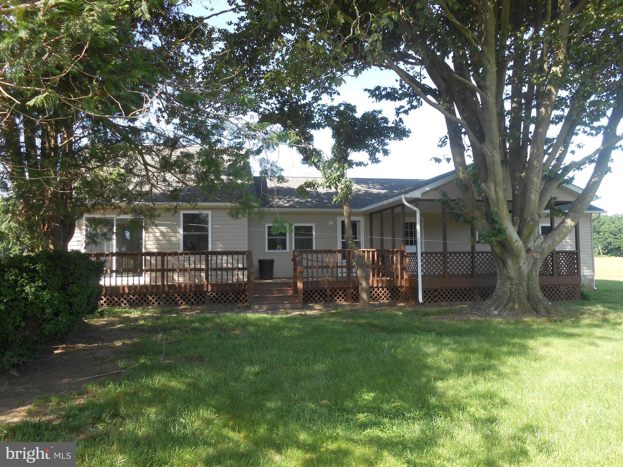 Country living at it's best!!!  3 bedroom and 2 full bath 2144 sq. ft. rambler.  Hugh Family room with a flu for a woodstove. Separate living room, large eat in kitchen. Deck and porch.  Pets case by case.  All electric. No oil or gas.