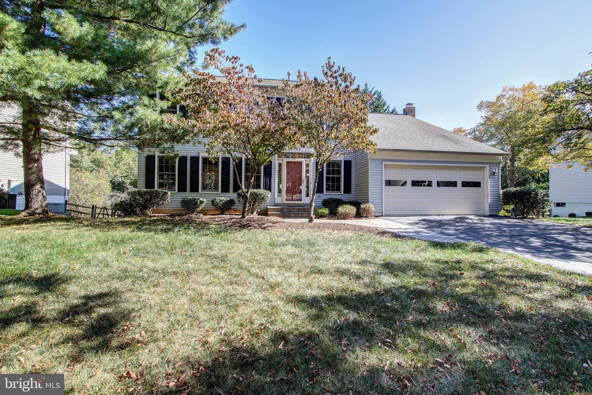 Beautiful colonial in desirable Orchard Hills community. The property is move-in ready with fresh paint and carpet throughout. Enjoy 4 bedrooms and 3.5 bathrooms with a 2 car garage. The main level has formal living and dining rooms with lots of windows letting in the sunlight. Upgraded eat-in kitchen with stainless steel appliances, granite counters, and large island with breakfast bar. The family room is conveniently located of the kitchen with cozy fireplace and direct access to the huge back deck. The upper level has 4 spacious bedrooms and 2 full bathrooms.  The master features vaulted ceilings, walk-in closet, and ensuite bath with double sinks and soaking tub. The lower level is partly finished with additional rec space, full bath, laundry room, and walk-out to backyard. Located minutes to I-270, ICC, and public transit. Close to Kentlands with great shopping and restaurants. Don't forget to check out the 3D Tour.