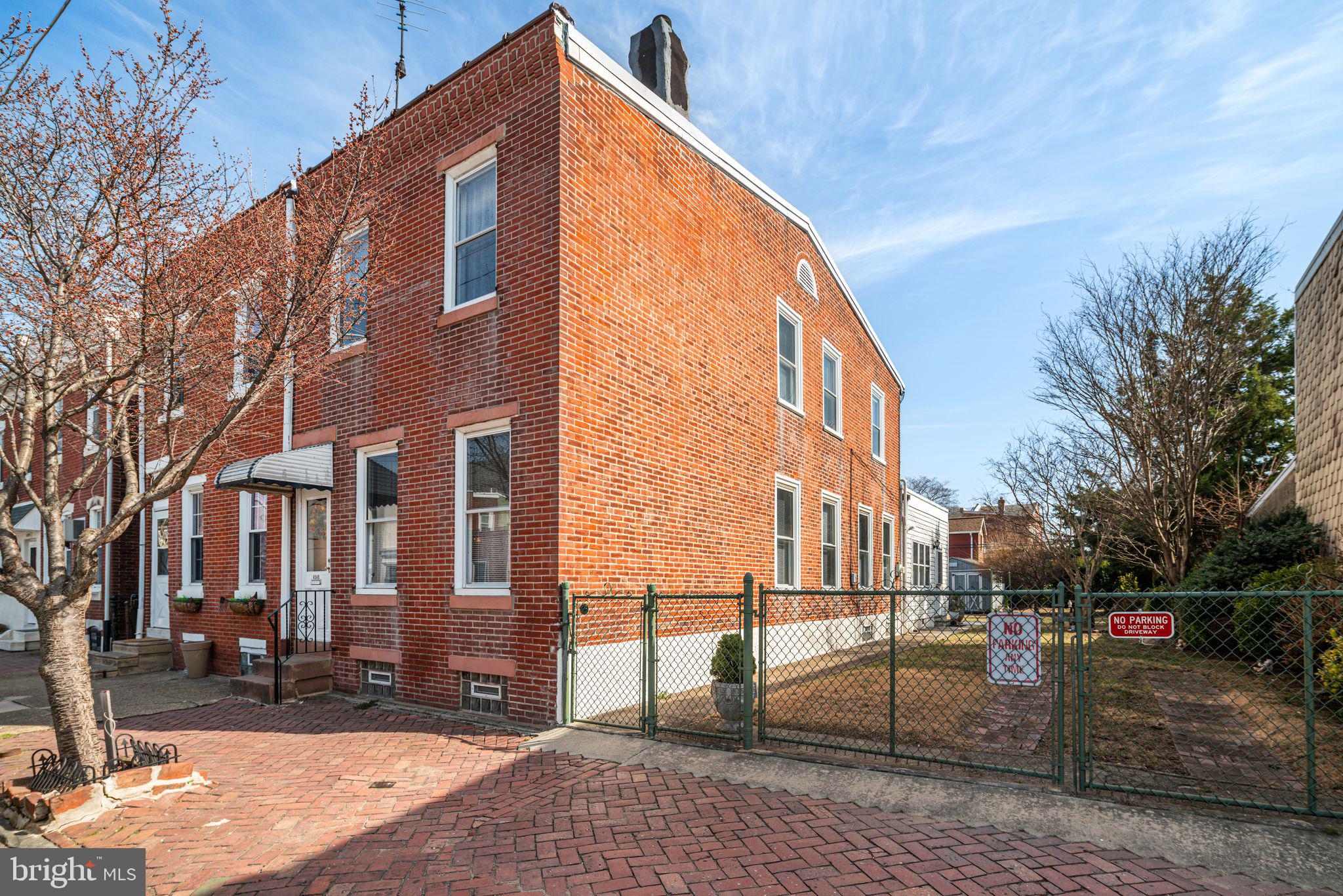 Welcome to 4547-49 Edgemont St, a unique gem nestled on a rare double lot (40x118) in the heart of Bridesburg, Philadelphia. This well-maintained end-unit rowhome offers ample space, abundant natural light, and versatile outdoor areas—a true find in this desirable neighborhood!

Step inside to discover a spacious living room, cozy sitting room, formal dining room, and an expansive eat-in kitchen, perfect for gatherings. The first floor also includes a convenient half bath and laundry area. Upstairs, you’ll find three generously sized bedrooms and a full bathroom. Original hardwood floors exist beneath the carpets, ready to be restored to their classic beauty.

What truly sets this home apart is its extra-wide lot, providing an expansive side yard and rear yard—ideal for gardening, pets, outdoor entertaining, or even future expansion. With private parking for multiple cars and the potential to add a detached garage, this property offers incredible flexibility.

Located on a quiet block in Bridesburg, this home is just minutes from local parks, schools, and major roadways for an easy commute. Don’t miss out on this one-of-a-kind opportunity—schedule your showing today!