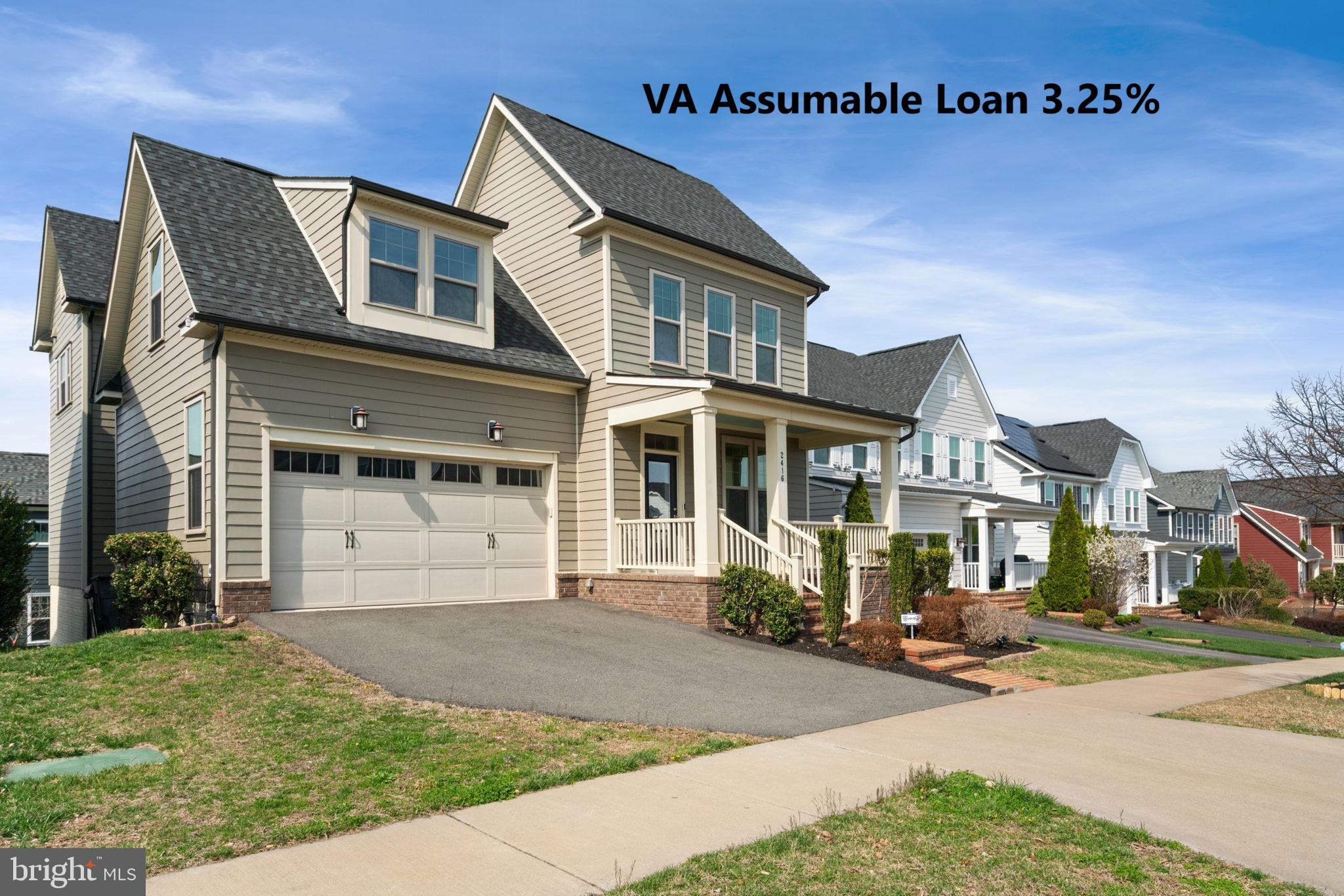 Seller is offering $10,000 Closing Cost Credit*!  Welcome to 2416 Glouster Pointe Drive in Potomac Shores in Dumfries Virginia, this is a beautifully designed Monroe floor-plan. It is a single-family home offering more than 4,400 finished square feet, three outdoor living spaces, and a finished walkout basement in one of Prince William County’s premier resort-style communities. If you have been searching for a spacious home with  with defined rooms, a chef’s kitchen, a traditional floor plan, generous bedroom sizes, and flexible living space for entertaining, this home checks every box. The heart of the home is the impressive cook’s kitchen, thoughtfully designed for everyday living and gatherings alike. There is a massive center island that  provides seating and workspaces, surrounded by extensive cabinetry and storage. The kitchen opens directly to the great room, keeping everyone connected whether hosting guests or enjoying a quiet evening at home.The main level  features wood floors a  welcoming central foyer that includes a large coat closet, powder room, and a striking craftsman staircase that creates an elegant first impression.Upstairs, the primary suite offers a relaxing retreat with abundant natural light, dual vanities, and a soaking tub,shower and  dual walk-in closets! Three additional spacious bedrooms complete the upper level, including two connected by a convenient buddy bath. An upper-level laundry room adds everyday convenience right where you need it most.The fully finished walkout lower level expands your living space with a large recreation room, separate media room with surround sound, a full bathroom, and a bar area ready for entertaining. French doors and full daylight windows. Outdoor living truly sets this home apart. Enjoy morning coffee on the welcoming front porch, entertain on the rear deck off the kitchen, or relax around the firepit patio accessed from the walkout basement. These three distinct outdoor spaces make the home perfect for year-round enjoyment.Located in the award-winning Potomac Shores community, residents enjoy access to the public Jack Nicklaus Signature Golf Course, The 13,000 sq ft Shores Club featuring the community pools, fitness center, event yard and gathering spaces. There are miles and miles of scenic walking  trails, community gardens, and over 800 acres of preserved green space. Best of all Potomac Shores is a convenient commuter location. It is  approximately 18 miles to Fort Belvoir, approximately 8 to 10 miles to Marine Corps Base Quantico, and just minutes to I-95 via Exit 152 to go North and South and access to Express Lanes and Route 1 as well. Don't let this home slip through your fingers. It is really nice!
*Seller offering closing cost credit with full price offer on new improved sale price of $900,000