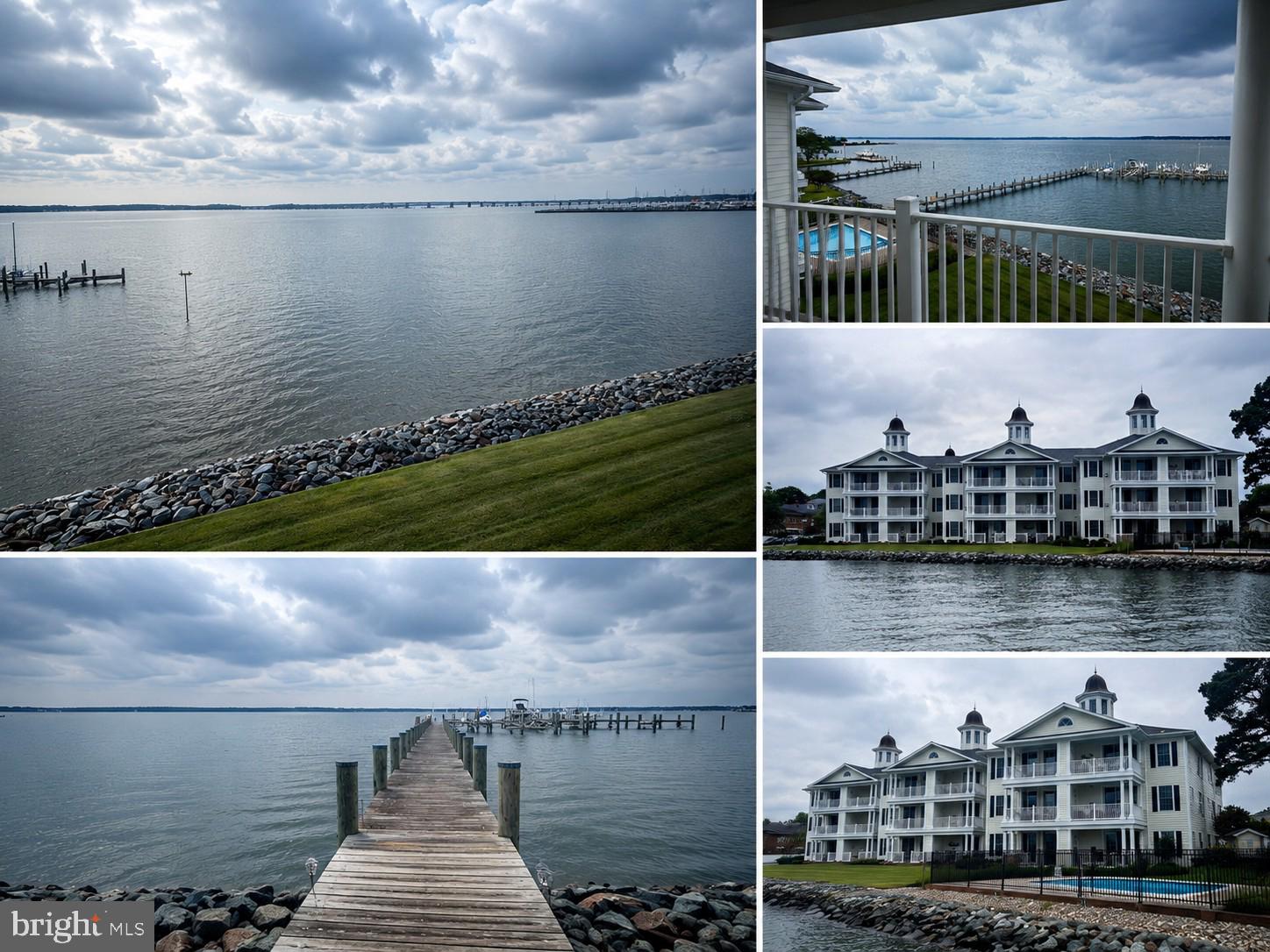 PHOTOS WILL BE UPLOADED ON 6/29/2026

Welcome to Penthouse #302 at Oakley Beach, one of Cambridge’s most desirable waterfront condominium communities. Perched on the top floor, this beautifully appointed 2-bedroom, 2-bath residence offers breathtaking panoramic views of the Choptank River and the convenience of low-maintenance waterfront living.

Inside, you'll find an open and inviting floor plan featuring 9-foot ceilings, gleaming hardwood floors, and a well-appointed kitchen with granite countertops, quality cabinetry, and ample workspace. The spacious living area is accented by a cozy gas fireplace and opens directly to a covered balcony where you can relax and take in the stunning river vistas.

A rare and highly desirable bonus, the sale includes a deeded boat slip, providing direct access to the Choptank River and making it easy to enjoy boating, fishing, and waterfront adventures right from your community.

Located within Cambridge’s Historic District, Oakley Beach is just minutes from downtown shops, restaurants, galleries, and waterfront attractions. This thoughtfully designed penthouse is ideal as a full-time residence, weekend retreat, or vacation getaway.

With only 24 residences spread across four elevator-served buildings, residents enjoy a peaceful and private setting along with exceptional community amenities, including a swimming pool, common pier, beautifully maintained grounds, and abundant guest parking.

If spectacular water views, upscale finishes, and turnkey living are what you're seeking, Penthouse #302 at Oakley Beach deserves your attention.