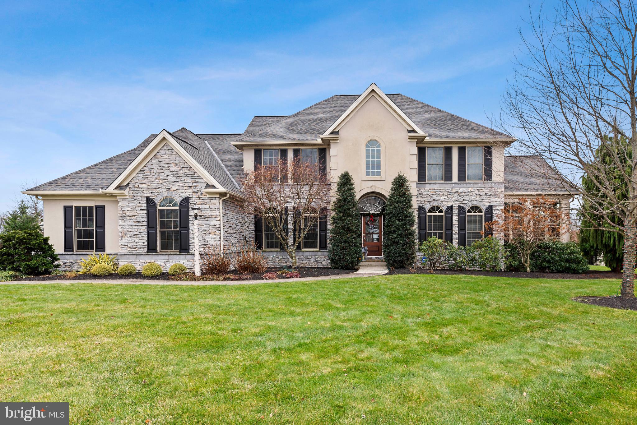 Welcome to the entertainer's dream home situated in the highly sought-after Preserve neighborhood in Hampden Township. This almost 7000 finished sqft home offers 4 bedrooms, 4.5 full baths, a 3-car attached garage, and a fully finished basement. The chef’s kitchen is the perfect place to entertain and host family gatherings, featuring a large dining area adjacent to the sunroom with custom built-ins. The kitchen features tall cabinets and stainless steel appliances. The kitchen opens to a cozy family room with a gas fireplace. The first floor also has a secluded office space, separate dining and living rooms along with a beautiful conservatory full of windows creating a bright and inviting space perfect for relaxation or exercise. The second floor features the primary bedroom suite with spacious walk-in closets, an ensuite bathroom with a high-end hotelesqe custom bathroom with double sinks, a soaking tub, and a walk-in tiled shower. Three additional bedroom suites are upstairs along with 2 full baths. When you go downstairs into the finished basement you will be transported into your own upscale sports bar. This basement has it all! Full bar with sink, ice machine, bar refrigerators, and plenty of cabinets & seating. The 2445 sq ft basement also features a wine cellar, theater room, Full bath, a billiards area with fireplace, and a family room area for video game lovers.  All of this is a stairwell away from the spectacular patio. This amazing covered and vaulted entertainment space features a wood fireplace, two natural gas urns, built-in gas grill, and cooler.  You will love spending summers outside in this backyard oasis with panoramic views of the Blue Mountains! The Preserve is secluded while still within close proximity to Cumberland Valley Schools, Carlisle Pike shopping, restaurants, hospitals and major highways. Don’t miss out on making this your NextHome!
