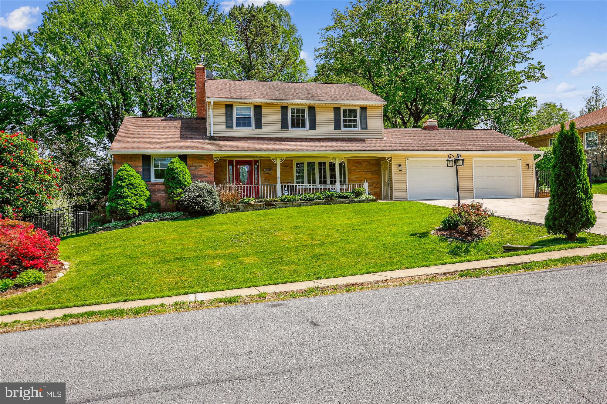 Showstopper! This 3-Level 3500+ sf Classic Colonial with full basement apartment will impress! Attention to detail is evident. Completely refreshed and updated this year. All interior spaces on all levels have been professionally painted--contemporary pallet.  New and refinished hardwoods on main level with 5" mouldings to add elegance. And all hardwoods in 3 upstairs bedrooms. New carpet for Primary Bedroom and Lower Level.  All updated baths and kitchen, vanities, lighting and MORE.  Large, bright 2-story addition expands living space to include finished 21'x15' sunroom and 21'x15' second-floor Primary Suite with walk-in closet, elegant Primary Bath (soaking tub) and built-in cabinetry.  Six bedrooms, 4.5 baths--including a full apartment on the lower level (2 bedrooms AND separate living room/flexible space for exercise, studio, etc. ). Apartment has a full eat-in kitchen, full bath, two bedrooms, living area and private exit.  Main level (staged) includes open foyer, chef's kitchen with breakfast bar, living room, formal dining room,  family room (1st fireplace) and separate first floor office/den (2nd fireplace) off the kitchen (staged as professional office, but could also be piano room, formal library, etc. ). Powder room and FIRST FLOOR laundry.  Upstairs fulfills all needs: 4 large, newly painted bedrooms with ceiling fans and large closets. 3 updated baths (one en-suite bath with walk-in closet off Primary Bathroom).  Whole-house replacement windows.  Attached Double Garage! This spacious beautifully landscaped home includes a charming front porch, lovely rear patio and wrought-iron fencing around the quiet, flat rear yard.  One block to middle school; lots of convenient shopping in Olney and close-by, along with proximity to schools,  library, Olney Theater, METRO, I-200, main arteries to points north and south, restaurants and recreation.  Nothing like this in Olney.  Offered AS-IS but will not disappoint. Sparkling Clean!  Beautiful neighborhood with wide streets.  Full list of recent updates and special features are included in the disclosures.  Wrought iron furniture does not convey.  No sign.  OPEN HOUSE, Saturday 5/3, and Sunday 5/4.