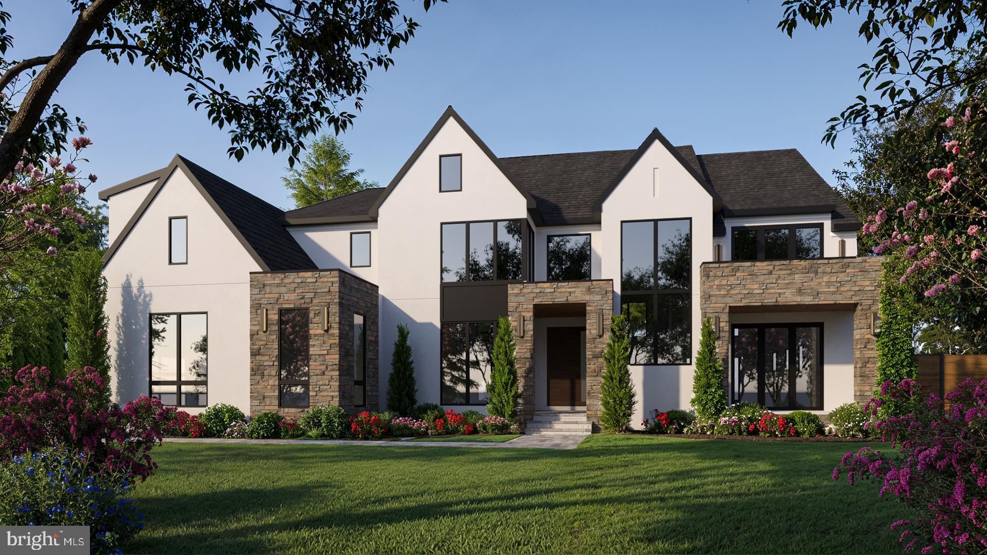 This exquisite Modern Tudor estate is poised to be the crown jewel of McLean’s prestigious and
affluent Langley Forest / River Oaks enclave. Masterfully designed by award-winning architect
James McDonald Associates Architects PC, this to-be-built residence by Green Valley Custom
Builders, recipient of the 2024 & 2025 NVBIA Awards, showcases exceptional architectural
artistry and meticulous craftsmanship. A true transitional masterpiece, it seamlessly bridges
traditional elegance with refined contemporary design to create a home that is timeless, iconic,
and distinctly luxurious.
Encompassing over 11,000 square feet across three fully finished levels, the residence offers an
exceptional flow of elegance and functionality. Situated on a premium lot with outstanding
potential for bespoke landscaping and striking curb appeal, the home makes an immediate
architectural statement. Highlights include a four-car garage, a dramatic two-story family room
with cathedral-like ceilings and a grand open two-story entry, a gas fireplace, elevator for
effortless access, and a gourmet kitchen featuring a separate prep kitchen, walk-in pantry,
butler’s pantry, breakfast nook, and sunroom. A striking contemporary floating staircase with
mono stringers further enhances the home’s architectural presence.
The main level also includes a home office, pet wash station, covered front porch, main-level
en-suite bedroom, rear screened porch, and an open concrete patio with pocketed large sliding
doors that create seamless indoor-outdoor living. The backyard offers the opportunity for an
optional pool, cabana, and sports court, perfectly curated for refined resort-style living.
The upper level is a private sanctuary, featuring a lavish owner’s retreat with dual boutique-style
closets, a spa-inspired bath with heated floors, freestanding soaking tub, and private balcony.
Three additional en-suite bedrooms provide comfort and privacy for family or guests, each
finished with refined details and luxurious appointments.
The fully finished lower level is designed for ultimate entertainment and leisure, offering a
media/golf simulator room, hobby room, exercise room with sauna, expansive 20’x40’ recreation
area, conditioned wine cellar, wet bar, game room, guest en-suite suite, and powder room.
Engineered with structural excellence, generator backup, and EV readiness, this signature
Green Valley estate presents a rare opportunity in one of McLean’s most coveted
neighborhoods. Anticipated completion: late 2026. Customization available.
Green Valley Custom Builders, a family-owned luxury home builder with proven experience in
the McLean area and a 2024 & 2025 NVBIA Award Winner, is renowned for seamlessly
integrating modern design with indoor-outdoor living, exceptional craftsmanship, and an
unwavering commitment to genuine hospitality. More than providing exceptional service, they
deliver a seamless building experience and enduring support for homeowners well beyond
move-in.  Contact listing agent for floor plans and specs.  Also see website for the home, which is the address.   **Images are artist renderings and are for illustrative purposes only, and include optional pool and outdoor spa area. Final design, materials, finishes, and features may vary.**