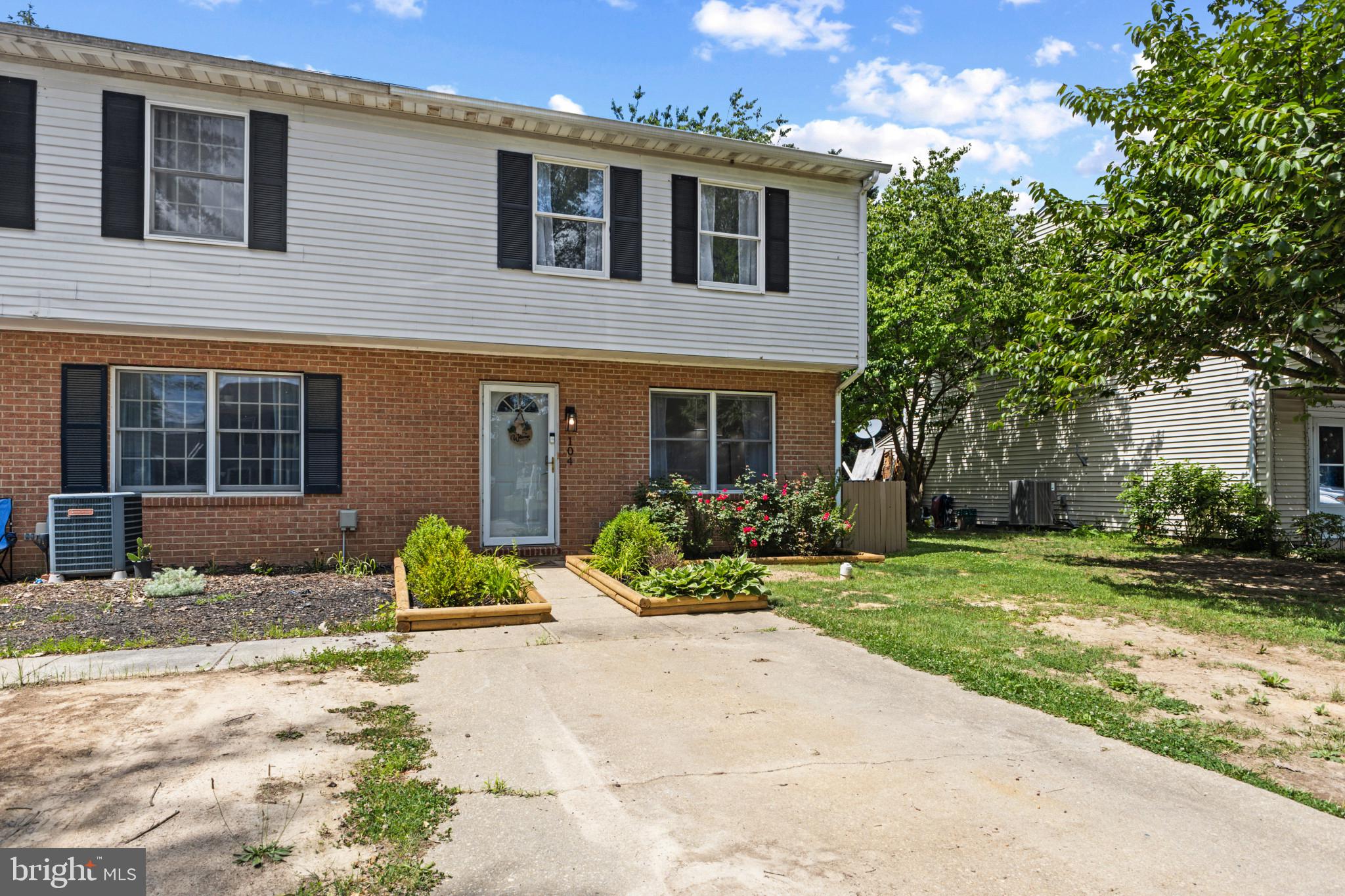 Welcome to 104 Conley Drive in the heart of Chestertown! This move-in ready 3-bedroom, 1.5-bath townhome offers comfortable, low-maintenance living with a spacious layout and fenced rear yard. The main level features a bright living room, an eat-in kitchen with ample dining space, and a convenient half bath. Upstairs, you’ll find three bedrooms and a full bath.

Notable updates include a new HVAC system installed in 2020 and a sewer line replacement completed approximately four years ago, providing added peace of mind for the next owner.

Enjoy outdoor entertaining, gardening, or relaxing in the private fenced backyard. Conveniently located near shopping, dining, schools, parks, the YMCA, and historic downtown Chestertown, this home is an excellent opportunity for first-time buyers, downsizers, or investors alike. Schedule your showing today!