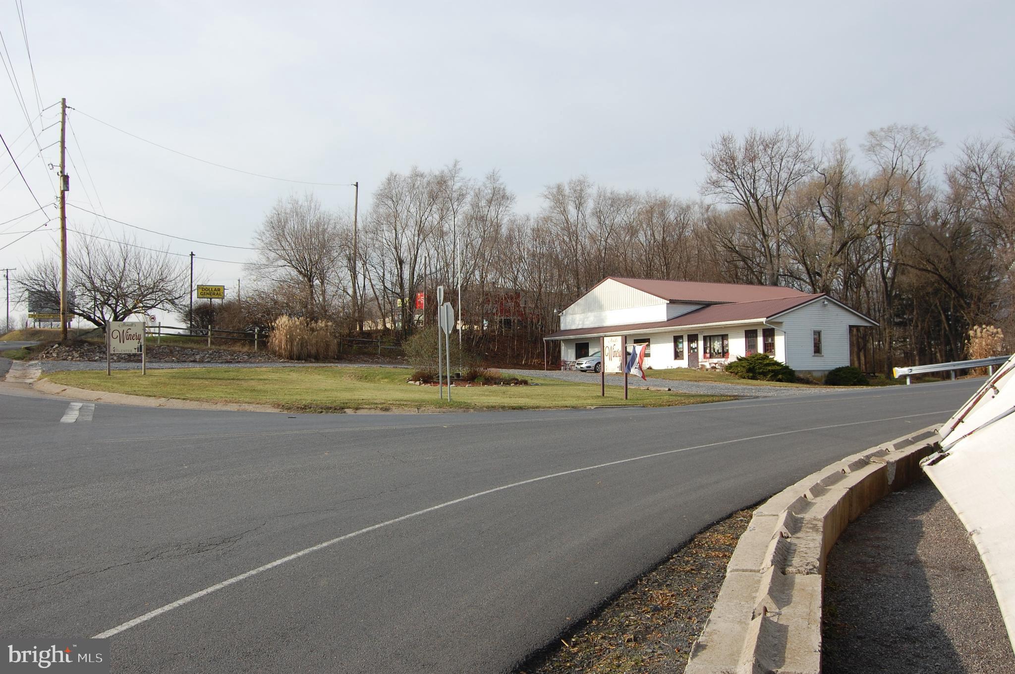 Prime Corner  Commercial  Lot right on the corner of  Old Rt 22 just off the Exit Ramp of Rt 78    Currently is a Winery and Retail Store