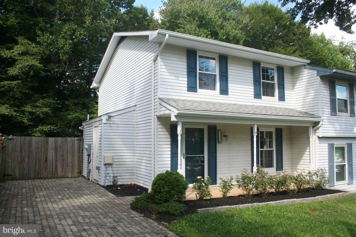 Hurry! This duplex has just been fully remodeled.  Has a great tiered patio, backs to wooded common ground, generous storage shed and a utility shed attached to home.  Fenced rear yard. Perfect for pets. New granite counter tops, new stainless steel appliances. new paint, new hardwood flooring on first level, new carpet stairs & 2nd level.  HURRY This home will go FAST!! It is PRICED TO SELL!