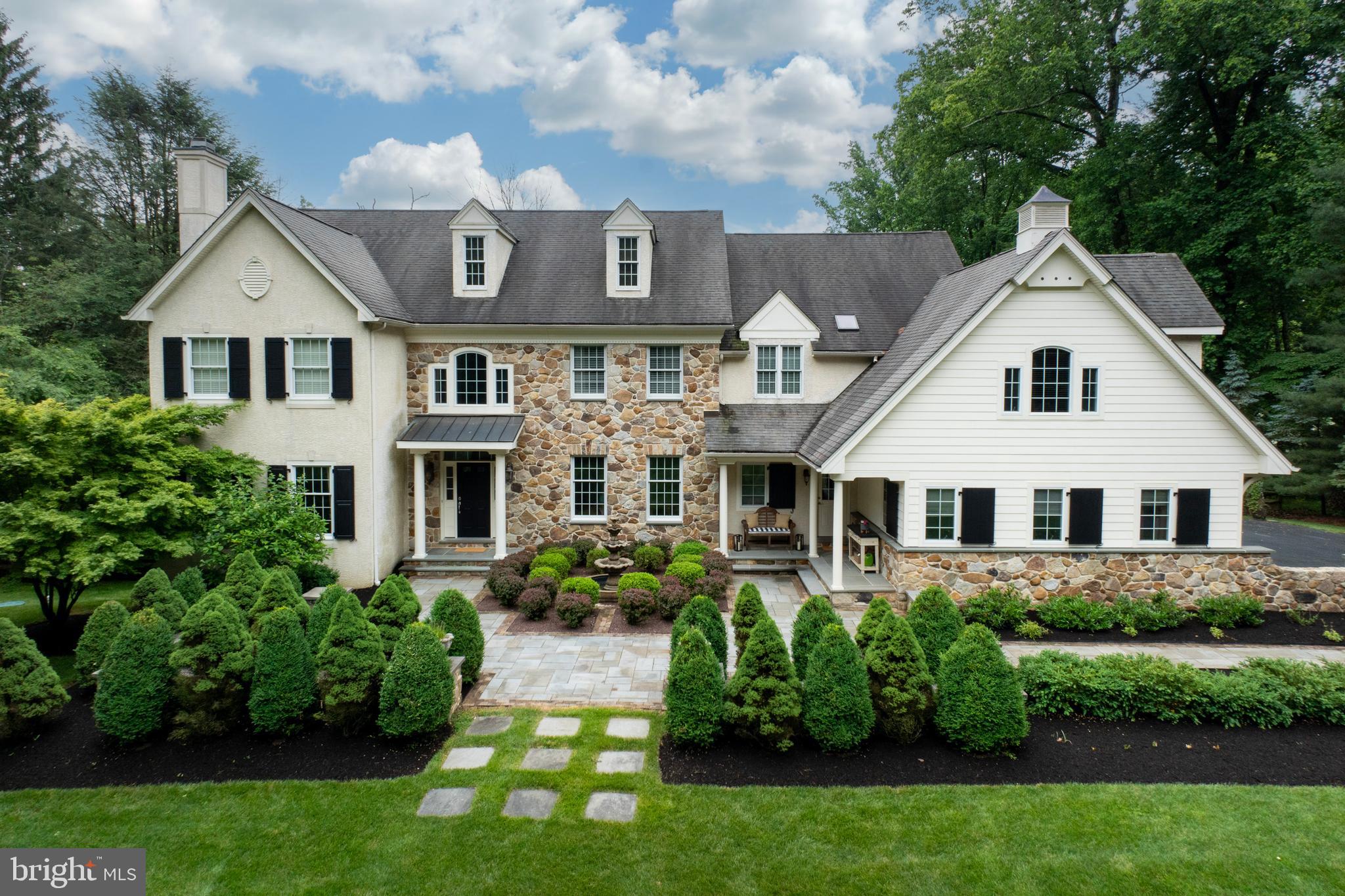 Welcome to 27 Atwater, a beautiful 6 Bedroom, 5 bath custom crafted Newlin Home, located in the quiet community of Stonebrook, behind the historic Brandywine Battlefield.   

Built in 2006 on 2+ private acres, this property was designed for a family who loves entertaining. The home is set well off the road and is surrounded by an expansive yard with mature trees and beautiful landscaping.  As you enter the front entrance of the home, you will be greeted by an elegant boxwood garden, slate stone patio and side porch.  Memories will be made with your family and friends on the deck or by the gorgeous kidney-shaped pool, which features a built-in stone fire pit and a large fenced-in yard. 

Entering the 5200+ square foot interior, you will appreciate the sense of space and light, with 9’ ceilings throughout the main floor, neutral shades, a grand central staircase, and Brazilian cherry hardwood floors.  The next owner will fall in love with the custom millwork in every room, including the mantel surrounding the formal gas fireplace in the piano room.  The family room welcomes you to sit by the fieldstone wood-burning fireplace, which is visually accentuated by a cathedral ceiling.

The eat-in kitchen was designed with top-of-the-line appliances; a Dacor commercial grade range & stove, Sub-Zero refrigerator/freezer, and an Asko dishwasher.  Adjacent to the kitchen is a wet bar room and a large mudroom with half bath, which has two entrance points from the attached 3-car garage or side porch   There is a formal dining room adjacent to the kitchen, which boasts custom wainscoting for more formal evenings.  An office/study completes this well thought out living space on the main floor.

Ascend the gracious U-shaped staircase to a beautiful picture window and reading nook.  The expansive primary bedroom has 2 large walk-in closets, an adjacent lounge room and an en-suite bathroom with soaking tub and tile shower.  There are two additional bedrooms which share a Jack & Jill bathroom, and a large guest bedroom with a raised ceiling with full bath access in the hallway. There is a bonus bedroom over the garage with a full bath as well. 

The walk-out basement is a masterpiece, with an imported antique bar from a pub in England and a wine cellar & cigar room with an exhaust system.  There are two TV areas, another fireplace (electric), an exercise room, plus a bonus guest suite with full bath and a separate entrance with access to the backyard pool.

The centralized location near routes 1, 202, 926 & 52 is exceptional, with easy access to all that the Brandywine Valley has to offer.  Located in the award winning Unionville Chadds Ford School District, the property is within a 15 minute drive to Kennett Square, West Chester, Glen Mills and Wilmington, Delaware!