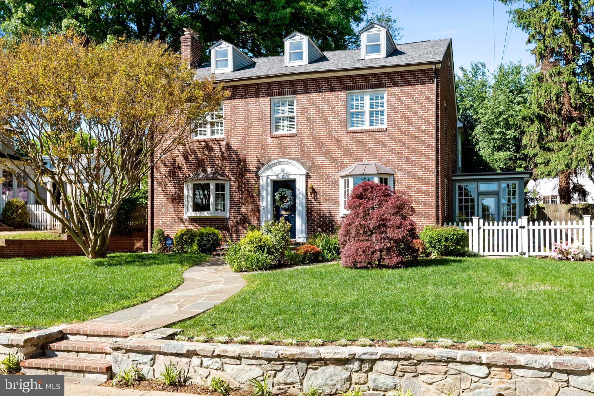 DON'T MISS this Stunning Annapolis Colonial in the heart of Murray Hill!  Fully renovated in the most luxurious way from top to bottom in 2020.  3600 Sq.ft. of livable space on a 9100 Sqft lot just blocks away from downtown Annapolis and the USNA stadium.  4 bedrooms and 5 full bathrooms including 3 en-suites on the second level.
Beautiful kitchen with marble countertops and backsplash, large apron front sink, stainless steel premium appliances, custom European open shelving and striking centerpiece island with granite countertop and prep sink. Fabulous master bedroom with 18-foot ceiling connected to a spa-like master bath through mirrored barn and double bi-fold doors , black and white clawfoot tub, double vanity with vessel sinks, glass- enclosed symmetrical water closet and steam shower, heated flooring with crystal chandelier.
Second ensuite boasts a large glass enclosed shower, vanity make -up counter, slipper clawfoot tub and chandelier with high -end coordinating finishes that are used throughout the renovation to provide for a private bathroom and a comfortable sleeping and closet space.
A private den and a four season sunroom add bright and luxurious living space as well as the attic bonus room to entertain children or sleep extra guests. Relax and enjoy the cozy, fully finished basement with media/game room, complete with an additional guest room and adjacent bath with separate entrance, laundry, storage and wince cellar. Other highlights include: Elevator servicing 3 levels, custom trim work and plantation shutters throughout, radiant heating with kitchen and master bath floor heating, multi zoned air conditioning, newly refinished and matched hardwood floors, terraced backyard patio with water feature, fenced-in style yard for pets and pre -wired for hot tub, newly painted siding, spacious single car garage wired for 240-volt line for electric vehicle charging, long driveway with ample off street parking, copper verdigris gutters, fire suppression system installed with renovation in accordance with city regulations, wired for cable, ethernet, alarm panel, and smart home Z-wave controls. All plumbing and electrical systems updated. Final inspection from city of Annapolis in October of 2021 with all interior renovations approved and in perfect working order. 
If you  have been searching for the perfect Murray Hill home, no need to look further than this stunning property you will be proud to call home!
