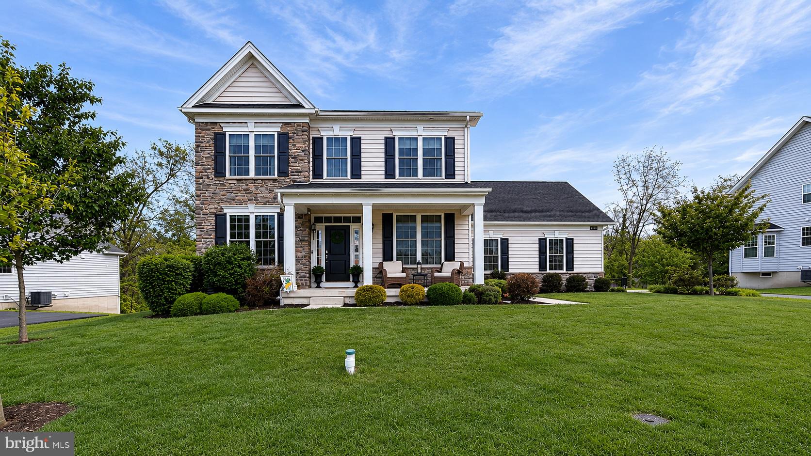 Welcome to 1012 Iron Works Rd in Kimberton Glen, a beautifully maintained and thoughtfully upgraded 4-bedroom home built in 2019 that combines modern design, flexible living space, and numerous custom improvements throughout. This bright east-facing home features an open and inviting layout designed for both everyday living and entertaining, with spacious living and dining areas flowing naturally into the heart of the home. The kitchen offers upgraded cabinetry, upgraded appliances, abundant storage, generous workspace, and an ideal setup for gathering with family and friends. A dedicated office and flex space provides room for working from home, hobbies, reading, creative use, or additional living needs. Upstairs, the primary suite offers a relaxing retreat with a spacious closet and bath featuring dual vanities, soaking tub, and glass-enclosed shower. Additional bedrooms provide flexibility for guests, family, fitness, or changing lifestyle needs. The finished walkout lower level with a half bath adds substantial additional living space and is perfect for entertaining, recreation, media use, fitness, or gathering areas. Outside, thoughtful upgrades continue with a professionally installed retaining wall that expands usable outdoor space and enhances functionality. Additional improvements include a finished garage floor, ultra-quiet upgraded garage door openers, permanent exterior Govee smart lighting, and a Husqvarna Automower robotic mower system included with the home, allowing automatic lawn cutting and helping make outdoor upkeep easier. Located near downtown Phoenixville restaurants, breweries, shopping, parks, recreation, and commuter routes, this move-in ready home offers the combination of modern convenience, functional living space, and thoughtful upgrades throughout.