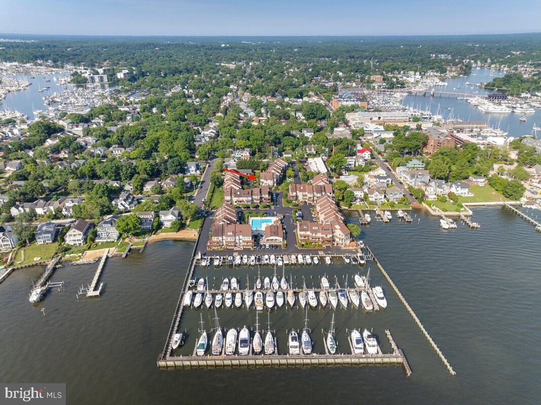 Spectacular Water View Home nestled at the tip of Eastport Peninsula between Spa Creek, Back Creek and the Severn River in the premiere gated community of Chesapeake Landing, with onsite Yacht Club and pool memberships available. 21 Chesapeake Landing embodies the epitome of Eastport’s waterfront lifestyle. The Maritime Republic of Eastport is a vibrant waterfront community deeply rooted in both sailboat racing and pleasure boating traditions. Residents treasure the walkable lifestyle, with more than 50 restaurants, pubs, boutique shops, and historic City Dock and Downtown Annapolis just steps away. This immaculately-maintained home has been thoughtfully designed with meticulous, high-level upgrades, resulting in a seamless blend of elegance, comfort, and timeless design. A private in-law, guest suite or
entertainment room on the ground level adds to the homes versatility. On the main level, expansive sliding glass doors open onto one of three decks; an ideal setting for savoring water views, or simply relaxing with evening libations. It’s also a front-row seat for the 4th of July, New Year’s Eve fireworks displays and the annual Blue Angels Airshow.  The daily parade of sail and power boats, regattas, navy vessels and pirate ships is a spectacular bonus that makes this home truly unique. At the heart of the home is a spectacular chef’s kitchen: An oversized center island invites casual gatherings, while custom cabinetry, complete with artful display nooks, add depth and functionality. Sleek stainless-steel appliances pair beautifully with the honed-granite countertops, to provide ample prep space for the most discerning gourmet. A private deck just off the kitchen is perfectly positioned for effortless outdoor grilling. The open-concept layout is both flexible and inviting.  Island seating flows naturally into the adjacent dining area, which overlooks the living room and captures water views beyond. Rich, gleaming hardwood floors span the main, bedroom, and loft levels, adding warmth and sophistication throughout. The living room is a true retreat, enhanced by 9-foot ceilings and a gas fireplace that adds instant ambiance with the flip of a switch. Upstairs, wake up to enjoys water views of Annapolis Harbor and the Severn River. The graciously sized owner’s suite welcomes you with dramatic vaulted ceilings and abundant natural light. The recently renovated spa-inspired ensuite bath is a sanctuary in itself, featuring a glass-enclosed shower and soaking tub that doubles as a steam room complete with folding chairs for relaxation and the therapeutic benefits of a sauna. Dual vanities, high-end fixtures, and generous storage, all finished in calming, modern tones complete the experience. Two additional bedrooms offer versatility and comfort; ideal for guests, family, or as a dedicated art studio, home gym, or private home office. The ground-level living space adds even more flexibility. Featuring its’ own paver patio and private entrance, a full bath and a custom kitchenette—including a refrigerator, sink,  microwave, built-in storage and neutral tile flooring. This area can be completely closed off from the rest of the home, making it a perfect in-law suite, private guest quarters or family entertainment area. Additional amenities include a one-car garage, an extra driveway parking space, a large paver patio, and the freedom to lock, leave, and travel with peace of mind. Outside your front door, the Eastport lifestyle unfolds. Take a leisurely stroll to local waterfront restaurants, pubs, and boutique shops. Catch a water taxi to historic downtown Annapolis, or launch your kayak or paddleboard from nearby Horn Point Beach Park. Eastport offers the charm of a coastal village with the energy of a thriving maritime hub, just across Spa Creek from the U.S. Naval Academy and all the culture, history, and amenities of downtown Annapolis!  Don't Miss The Opportunity to Make This Your Home!
