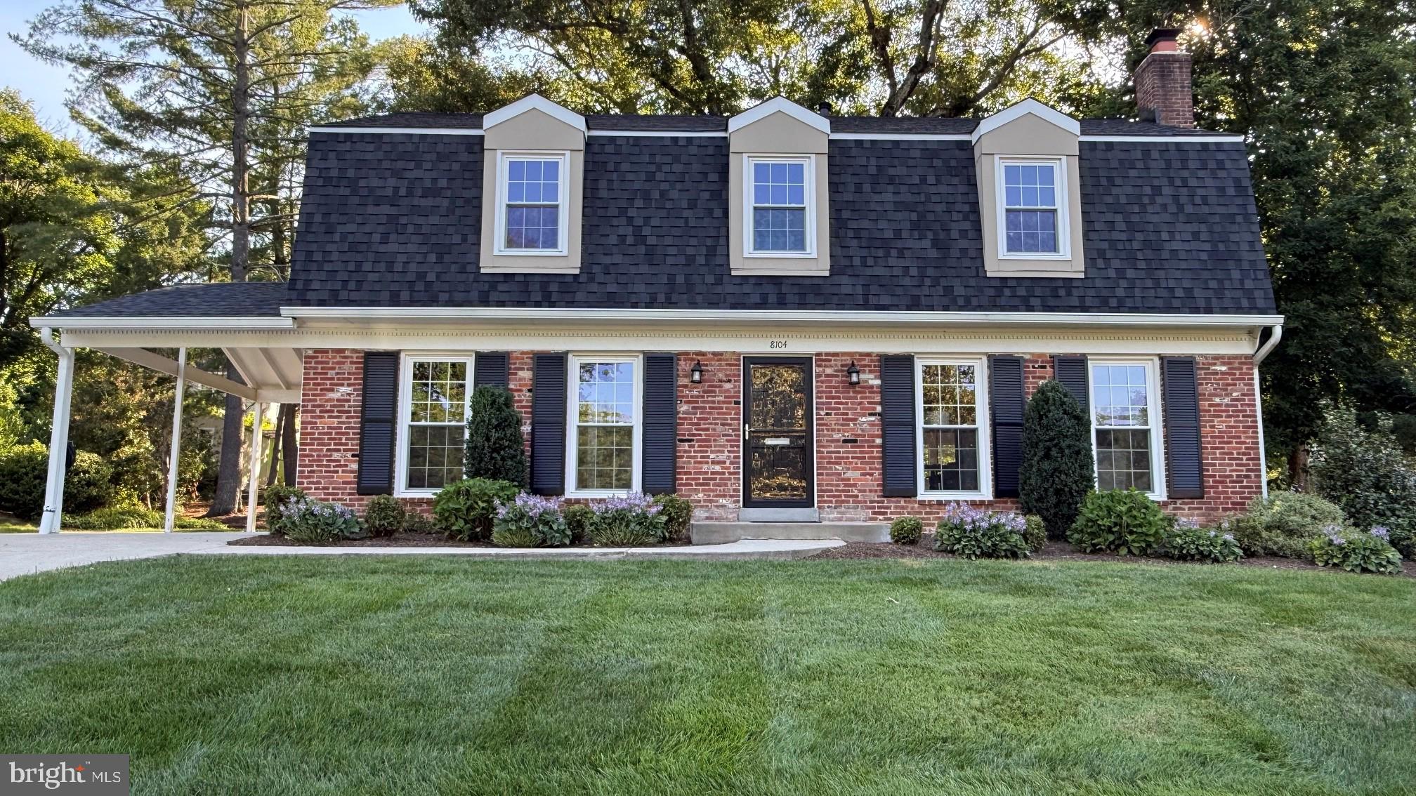 Welcome to this beautifully updated Colonial nestled in the highly sought-after Wakefield Chapel Estates, where timeless charm meets modern comfort. This exceptional four-bedroom, two-and-a-half-bath home has been thoughtfully renovated and meticulously maintained, offering warm, inviting spaces designed for both everyday living and effortless entertaining. Step through the welcoming foyer into the elegant living room, where a beautifully refaced fireplace with a stunning marble hearth creates a warm and inviting focal point. The adjoining dining room is ideal for hosting family and friends and features a striking designer light fixture that perfectly complements the matching sconces above the fireplace mantel, adding a touch of sophistication throughout the main living spaces. At the heart of the home, the beautifully updated kitchen showcases stainless steel appliances, attractive cabinetry, new quartz countertops, and luxury vinyl plank flooring, creating a space that is as functional as it is stylish. The adjoining breakfast nook flows seamlessly into the spacious family room, making it the perfect gathering place for movie nights, game days, or simply relaxing together. Just off the kitchen, the updated laundry room offers everyday convenience. Step outside from the dining room to the inviting screened porch, complete with a ceiling fan and peaceful views of the beautifully landscaped backyard. Whether you're enjoying your morning coffee, dining al fresco, or unwinding after a long day, this tranquil outdoor living space is sure to become a favorite retreat. Upstairs, you'll find four generously sized bedrooms, including a spacious primary suite featuring a beautifully remodeled spa-inspired ensuite bath and an expansive walk-in closet. The renovated hall bathroom has also been tastefully updated with quality finishes, providing both style and functionality for family and guests. The lower level offers exceptional versatility. The unfinished area includes a workshop and abundant space for a home gym, hobbies, or additional storage. The finished area can easily adapt to your lifestyle as a recreation room, playroom, home office, craft studio, yoga or fitness room, or media room—the possibilities are endless. Electric vehicle owners will appreciate the wall-mounted Tesla charger conveniently installed in the attached carport. Every detail of this home reflects pride of ownership and thoughtful updates, creating a perfect balance of elegance, comfort, and functionality. Ideally located in the desirable Wakefield Chapel Estates community, this home offers convenient access to shopping, dining, parks, commuter routes, and excellent schools. This is more than just a house—it's a place where memories are made and you'll be proud to call home.