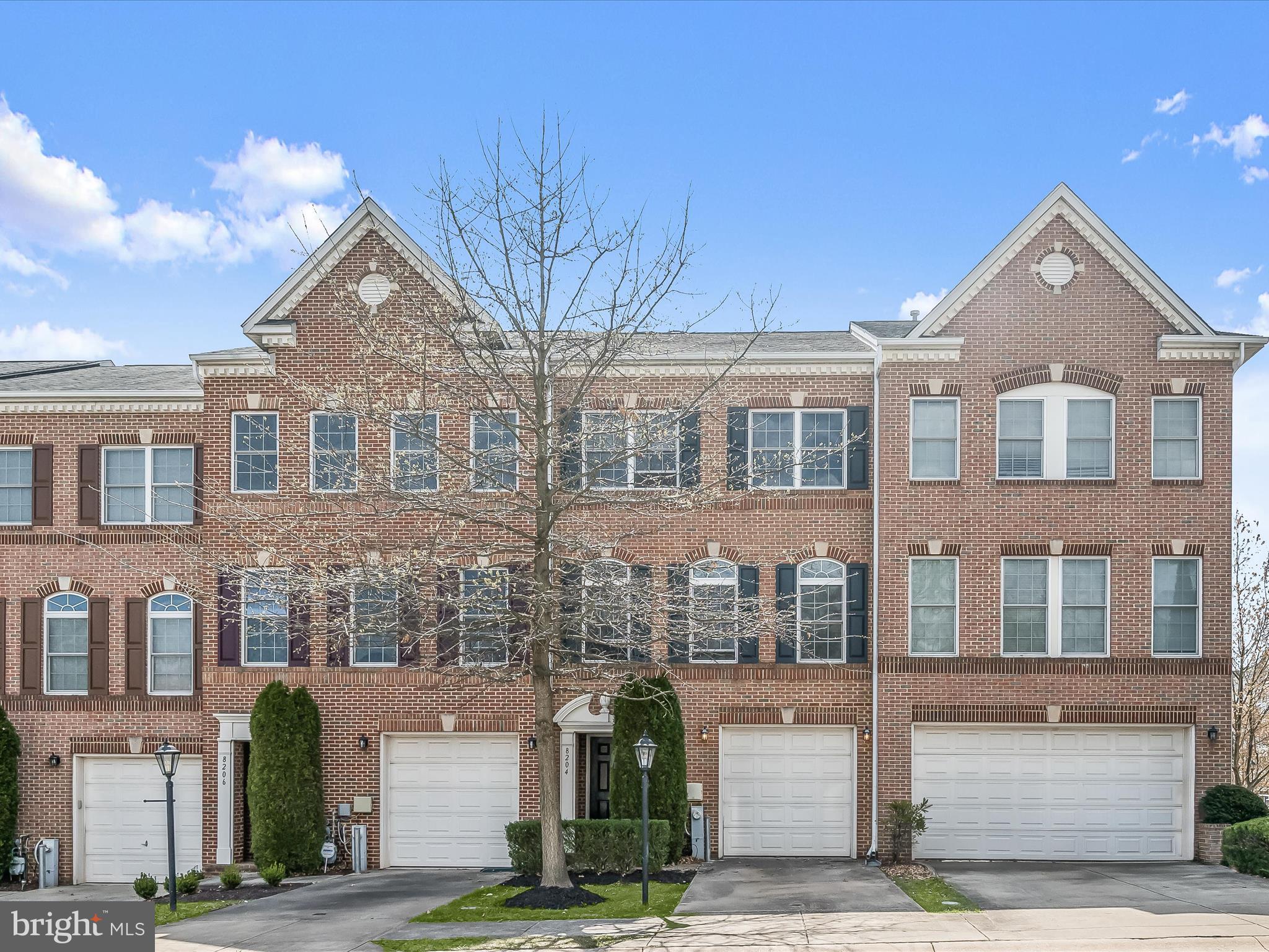 ***Multiple offers received.  The deadline for offers is Sunday, April 6th, at 9pm.***Welcome home to 8204 Oak Lawn Drive! This brick-front 3-level townhome in Howard County’s popular Cherrytree Park has everything you need for comfortable yet maintenance-free living featuring a brand new roof and HVAC system. Highlights of this 3 bedroom home with two full bathrooms and two half baths include beautiful hardwood flooring, a neutral color palette and a well-appointed open concept main level kitchen with breakfast bar. Enjoy not one, but three delightful decks; one connected to the great room, one connected to the family room, and one connected to the generously sized primary suite. The inviting gas fireplace makes for the perfect finishing touch. Parking will never be a problem with your one-car garage plus a private driveway and you’ll enjoy easy access to major Baltimore/DC commuter routes and a plethora of popular nearby shops and restaurants. With new carpet and fresh paint throughout, this townhome is move-in ready and won’t last long!