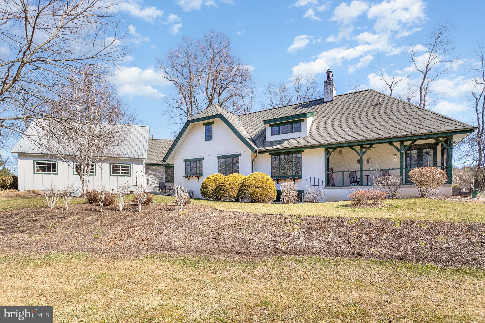 Tucked away in a serene setting, this custom-built English cottage-style home offers a perfect balance of timeless charm and modern convenience. Spanning over 2,000 square feet, the thoughtfully designed residence features 3 bedrooms and 3 bathrooms, with elegant details throughout. The gourmet kitchen boasts soapstone countertops, built-in storage, a double wall oven, and a gas cooktop, making it ideal for both everyday meals and entertaining. The inviting great room, centered around a classic Rumford fireplace, creates a warm and welcoming atmosphere. The private library offers tranquil nature views, perfect for quiet relaxation. Meanwhile, the third bedroom, currently utilized as a media room, serves as an ideal home theater for enjoying movie nights. 

The primary suite, bathed in natural light, opens to a screened porch overlooking Pippin’s Run, offering a peaceful escape. Its en-suite bath is designed for comfort, featuring a spacious tiled shower and a towel warmer. A private upstairs suite ensures a quiet and cozy space for guests. Unwind in the home’s sauna, which offers both dry and steam options with hot rocks for ultimate relaxation.

Outside, the property feels like a painting come to life, with a private patio surrounded by beautiful greenery, creating a truly enchanting retreat. Additional features include a whole-house generator, a water-softening system with UV light, radiant floor heating, and a security system. Conveniently located near major highways, shopping, schools, and healthcare facilities, this one-of-a-kind home blends elegance, functionality, and tranquility in an unbeatable location.