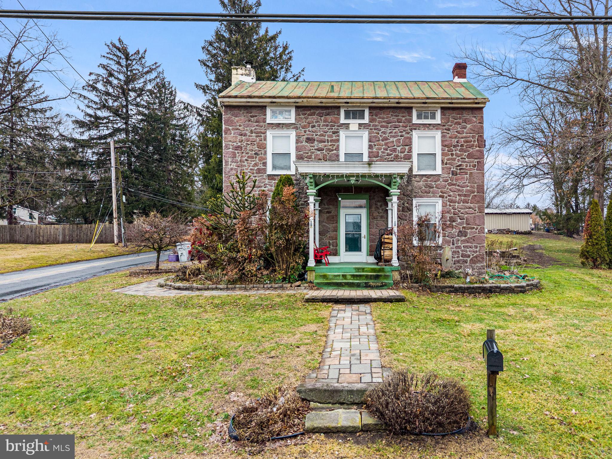 Discover the charm of this historic 1830 stone farm, nestled on 5.6 acres of picturesque land situated in the heart of Chester County in the desirable Owen J. Roberts school district. This property is perfect for animal lovers and currently home to ponies, chickens, goats, turkeys, dogs and more!